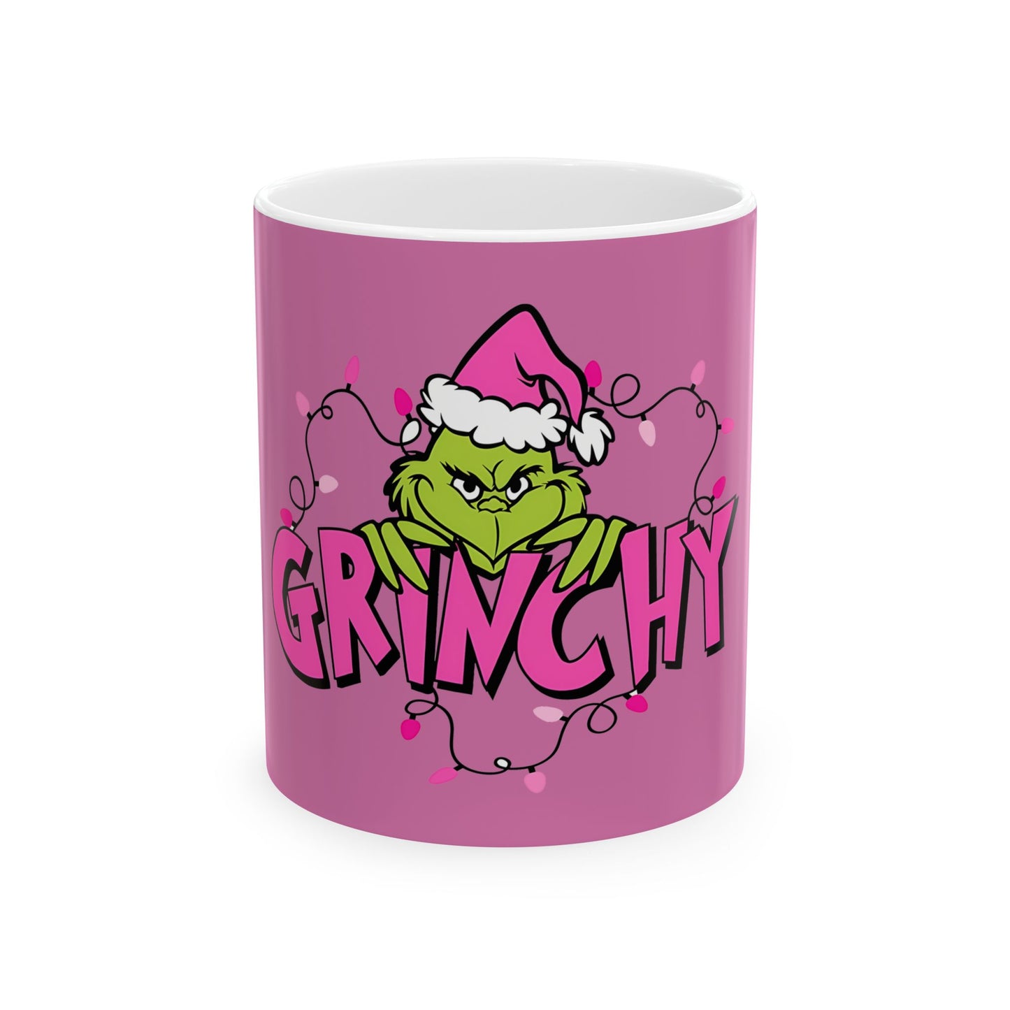 Princess Grace Grinchy Holiday Ceramic Mug Fun 11oz & 15oz Gift for Christmas Lovers