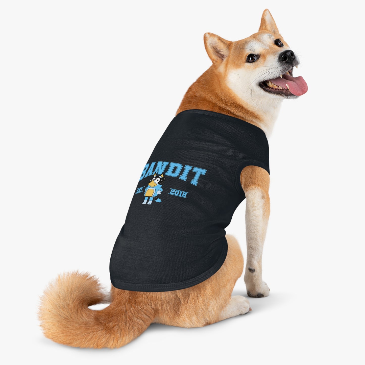 Princess Grace BLUEY Cute Dog Tank Top 'Bandit' Pet Apparel for Stylish Dogs