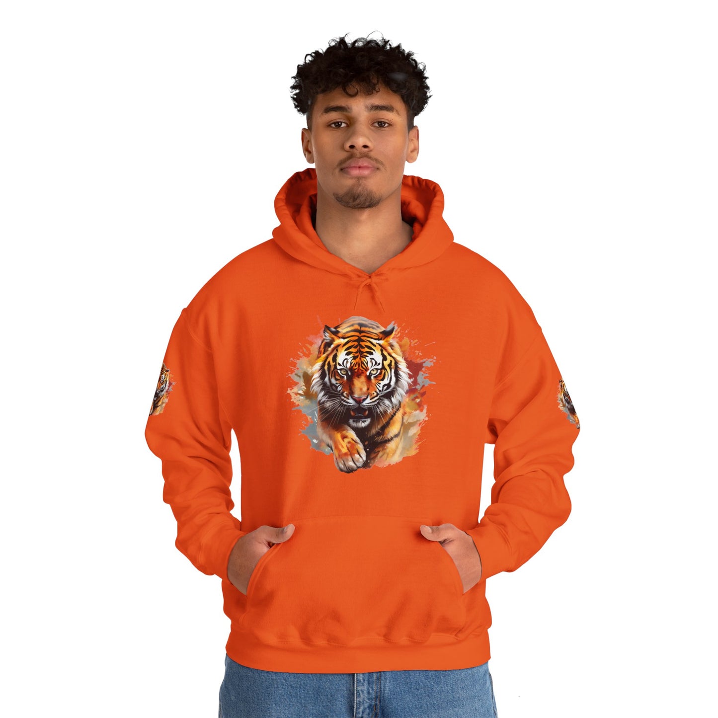 Princess Grace Fierce Tiger Graphic Unisex Heavy Blend Hoodie