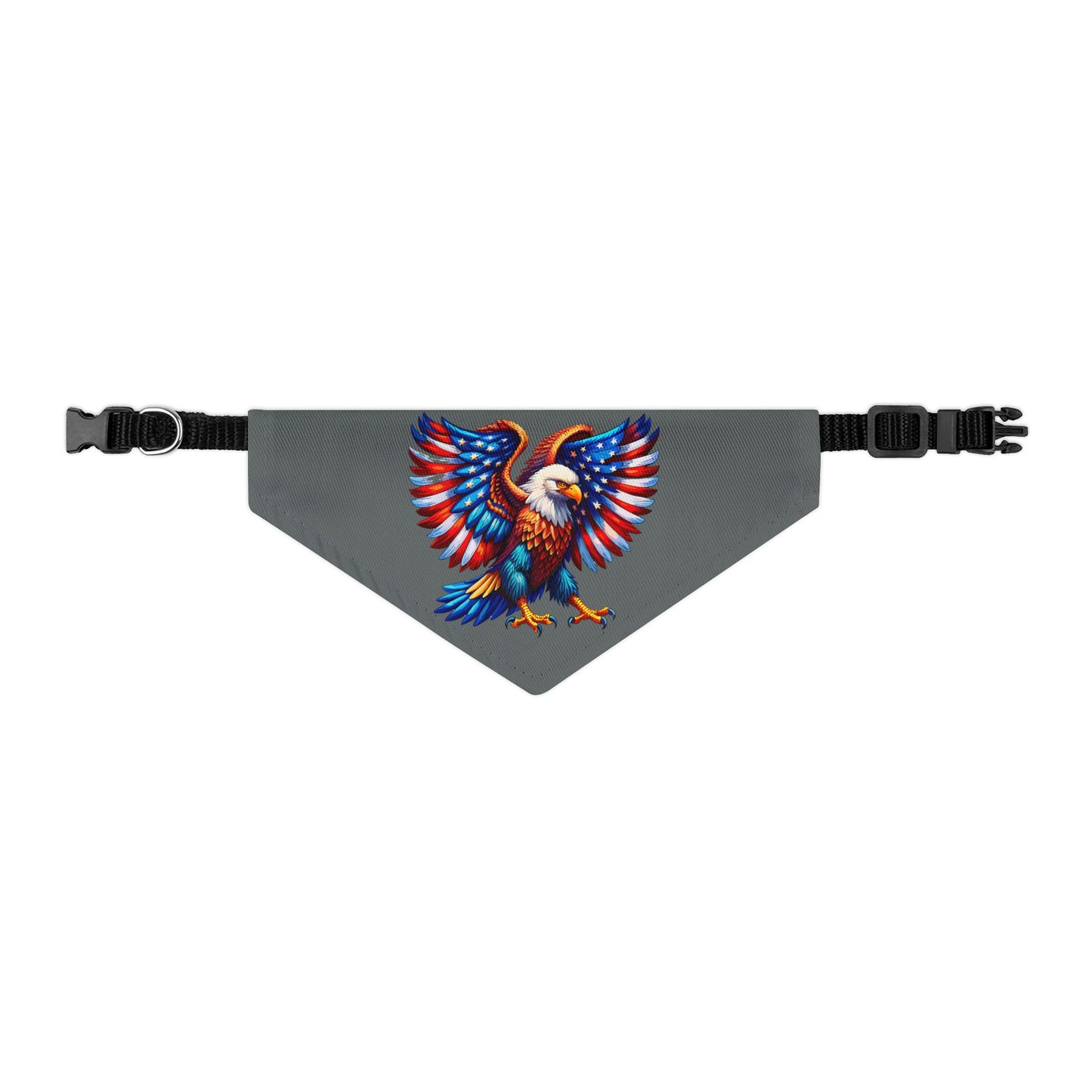 Princess Grace Patriotic Eagle Pet Bandana Collar Perfect for Celebrations & Daily Adventures