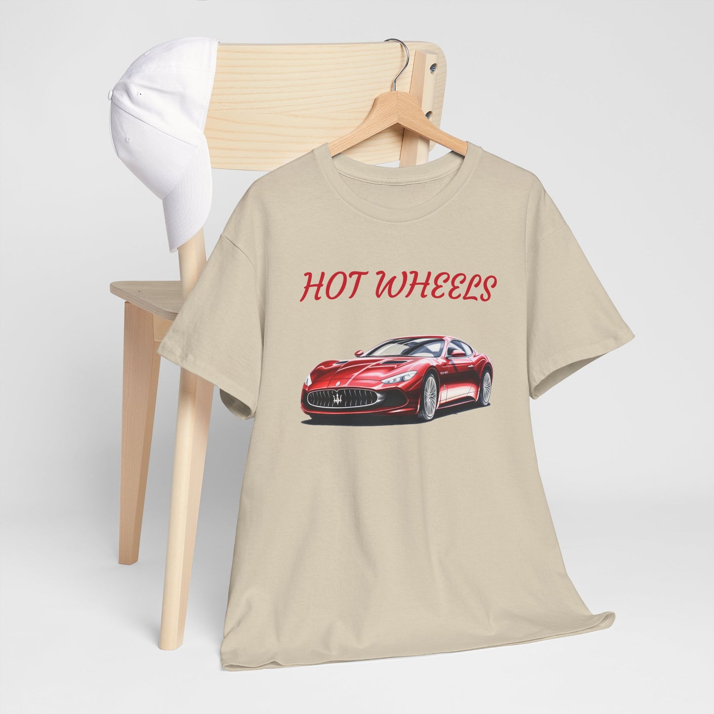 Princess Grace Cool Hot Wheels Unisex Heavy Cotton Tee Perfect for Car Enthusiasts