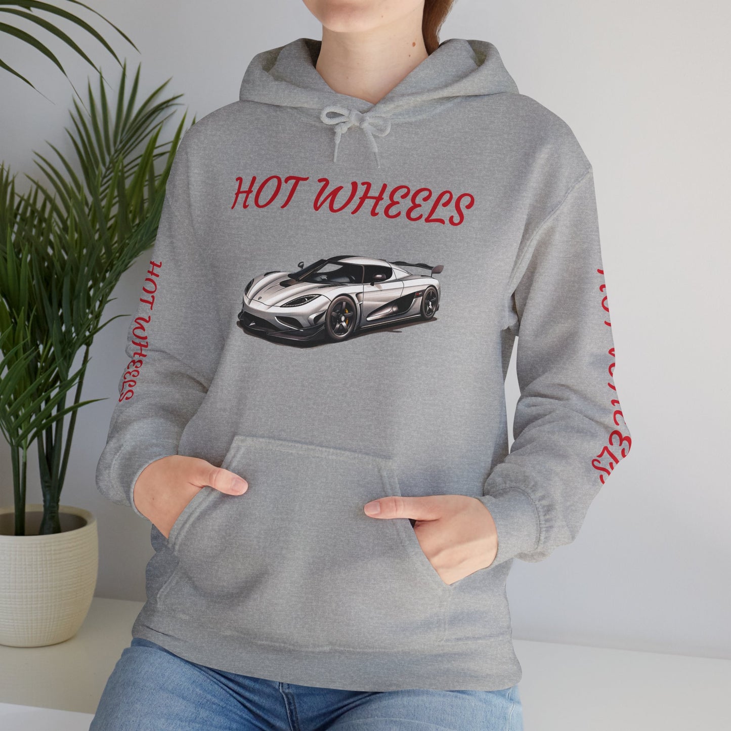 Princess Grace Hot Wheels Car Sweatshirt Unisex Heavy Blend Hoodie for Automotive Enthusiasts