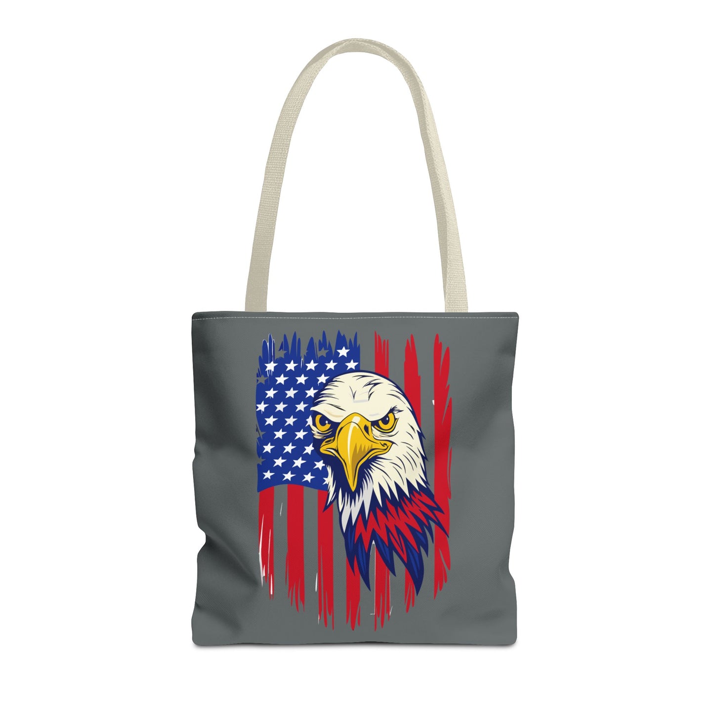 Princess Grace Patriotic Eagle Tote Bag American Flag Design