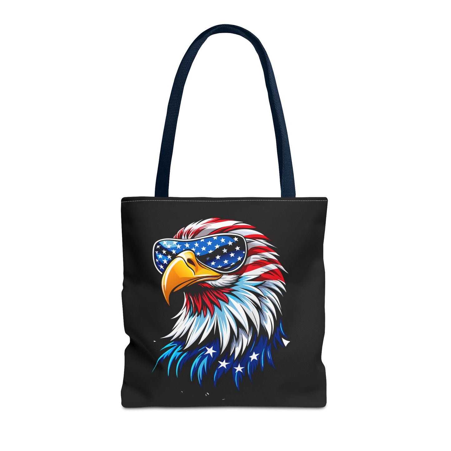 Princess Grace Patriotic Eagle Tote Bag USA Flag Design, Perfect for Independence Day & Everyday Use