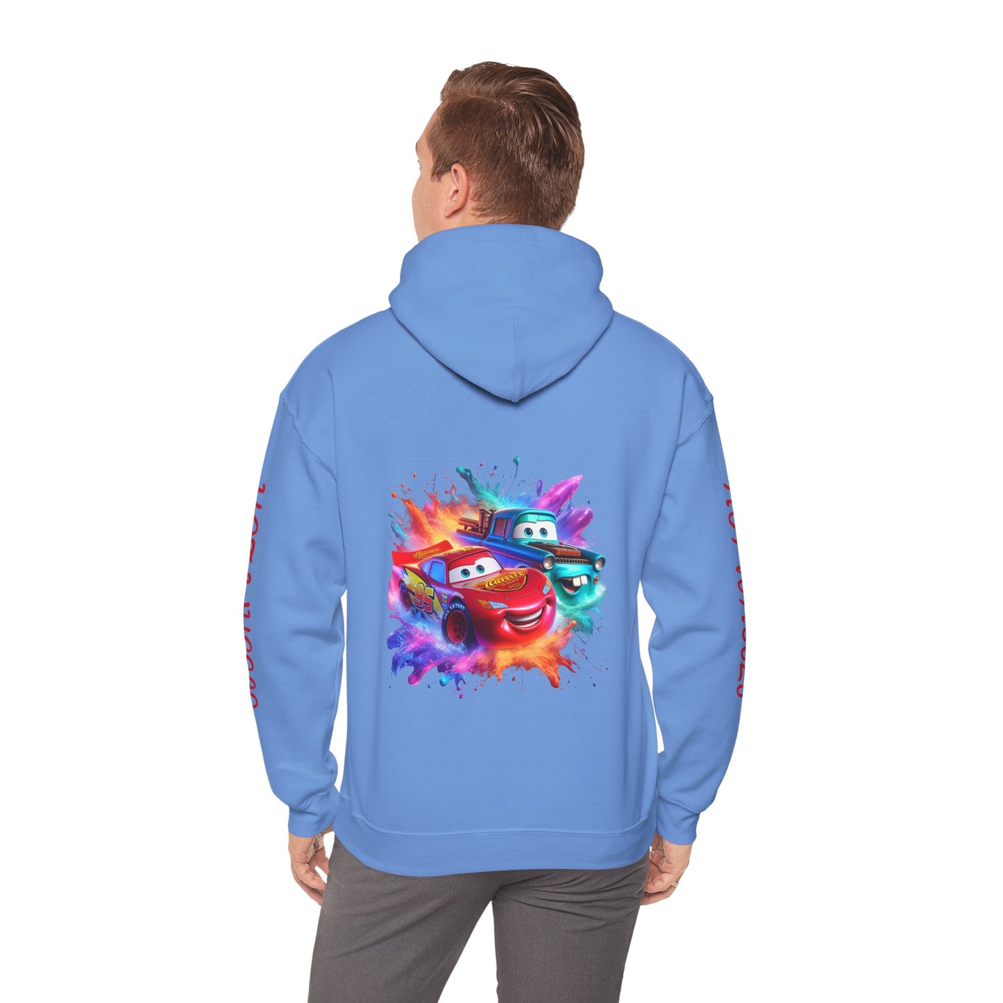 Princess Grace Cool Hot Wheels Unisex Hooded Sweatshirt Perfect for Car Enthusiasts