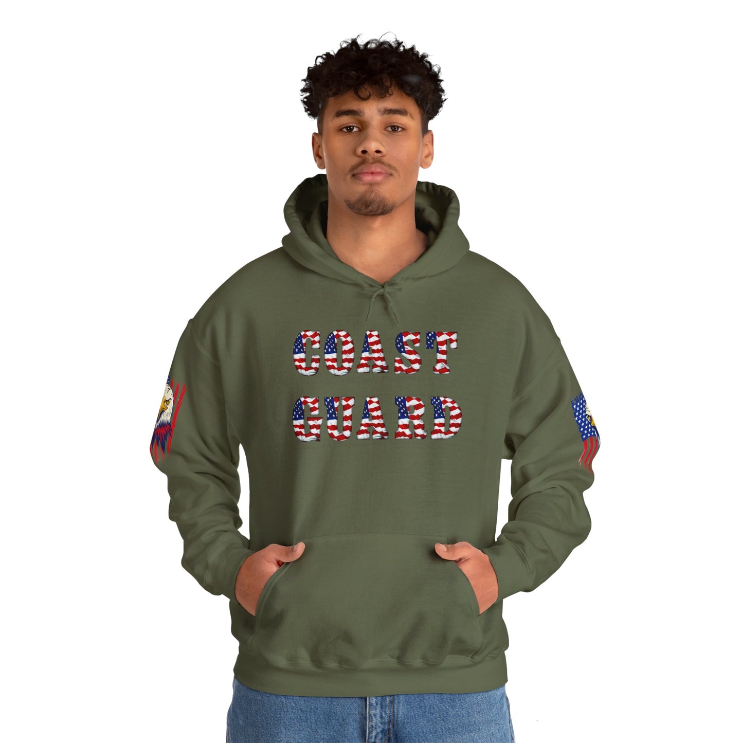 Princess Grace Patriotic Coast Guard Sweatshirt Unisex Heavy Blend Hoodie