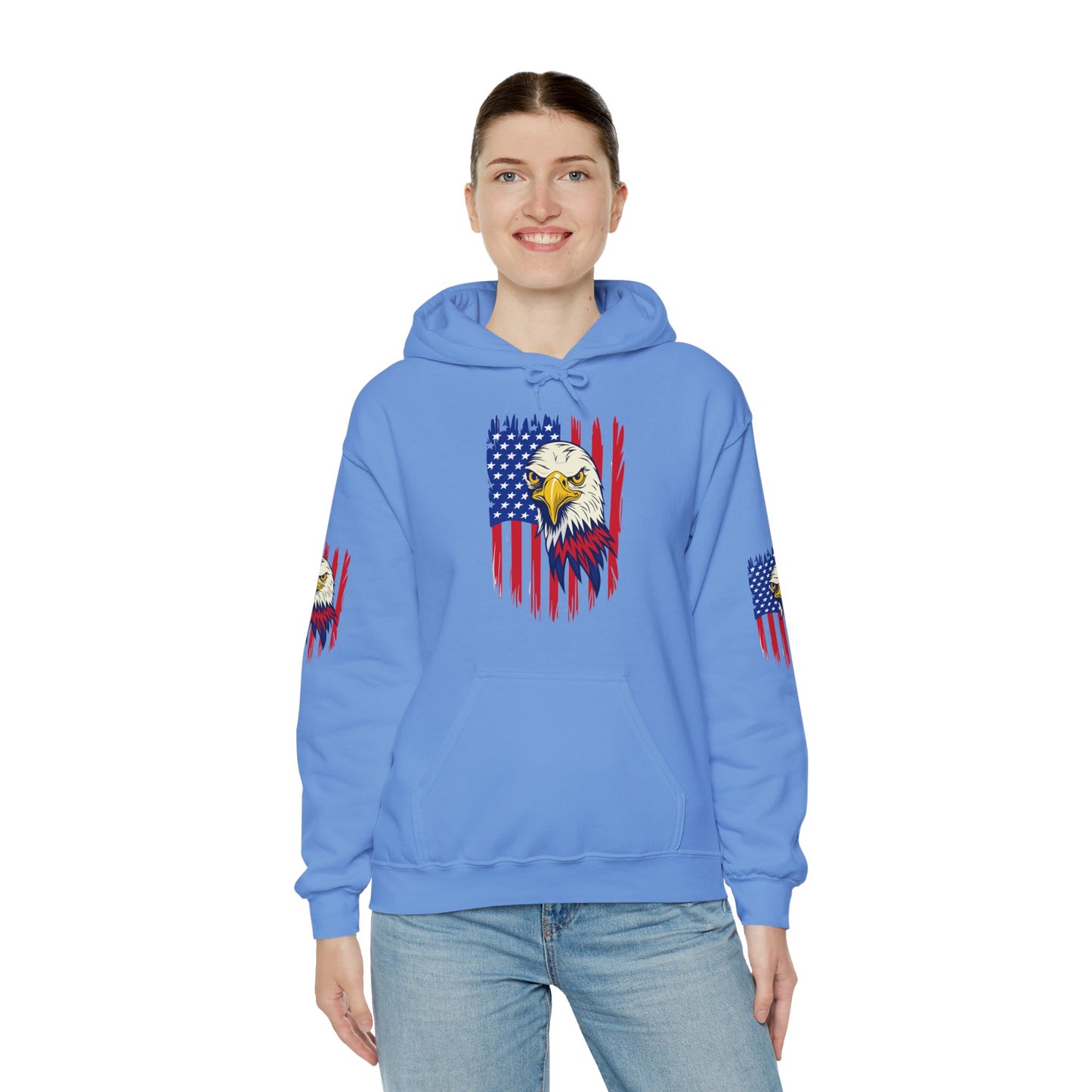 Princess Grace Patriotic Eagle Unisex Heavy Blend Hoodie