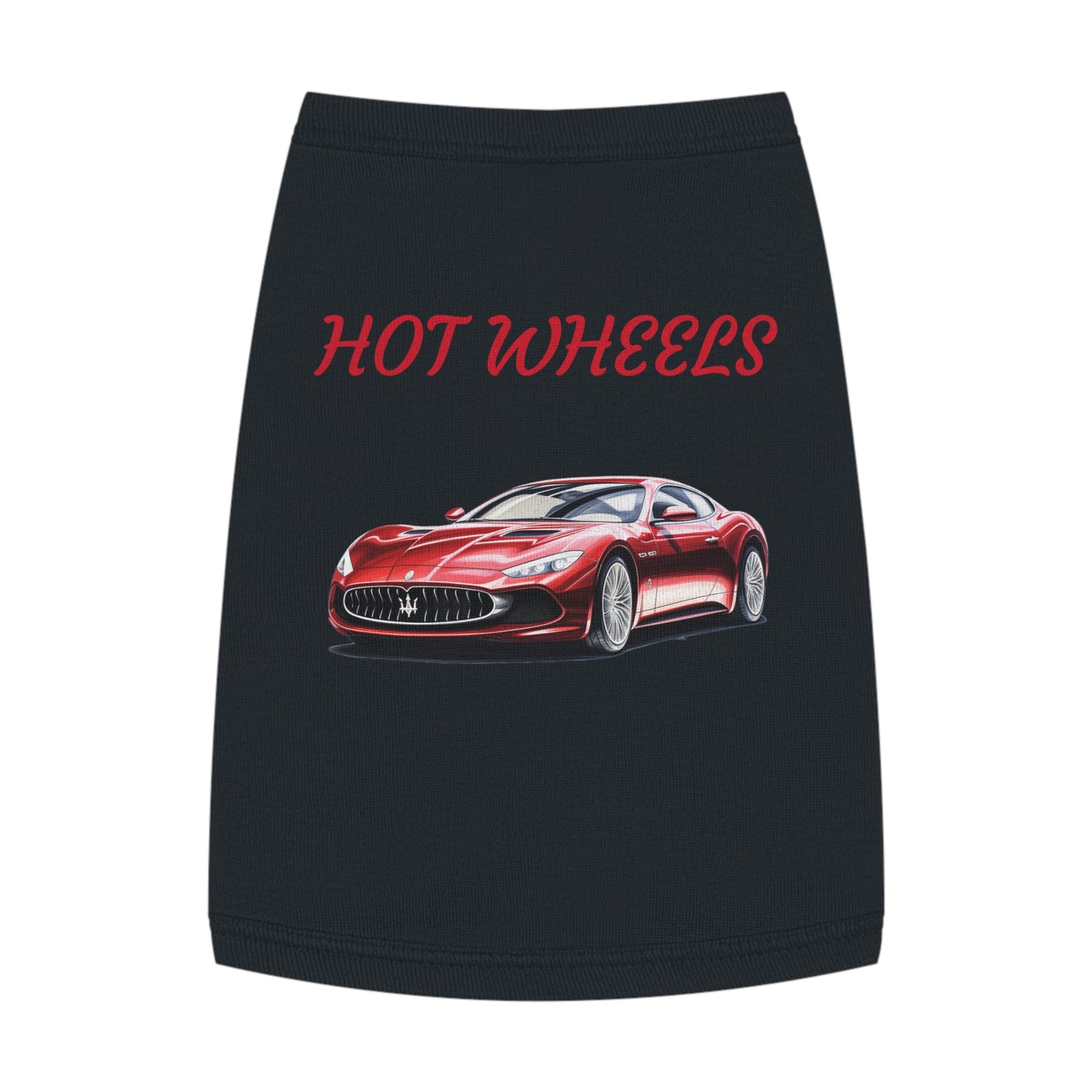 Princess Grace Trendy Hot Wheels Pet Tank Top for Car Enthusiast Dogs