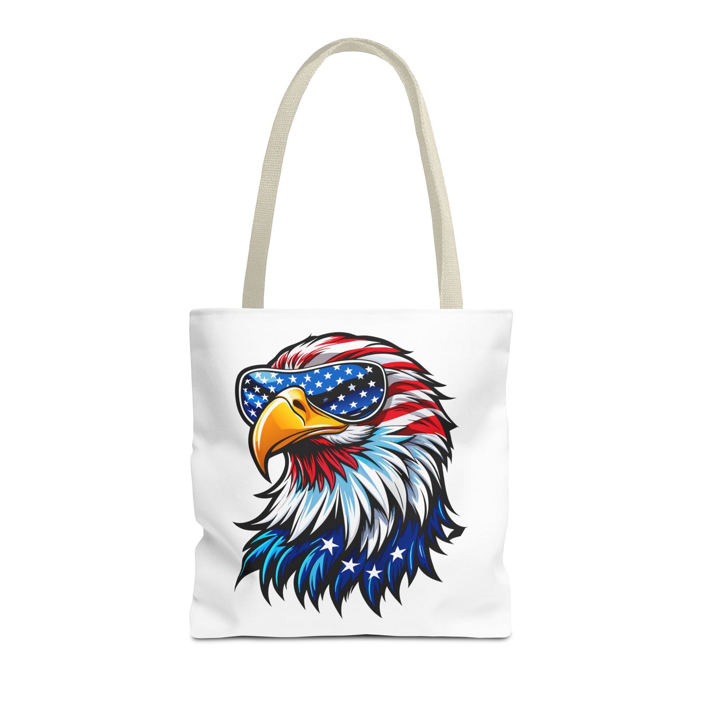 Princess Grace Patriotic Eagle Tote Bag Cool American Eagle Design for Fourth of July & Everyday Use