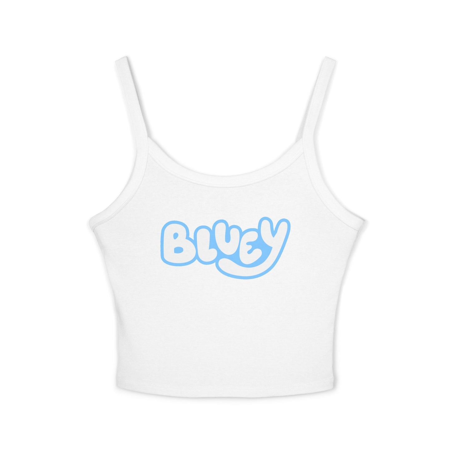 Princess Grace Bluey Spaghetti Strap Tank Top for Women Cute Cartoon Graphic