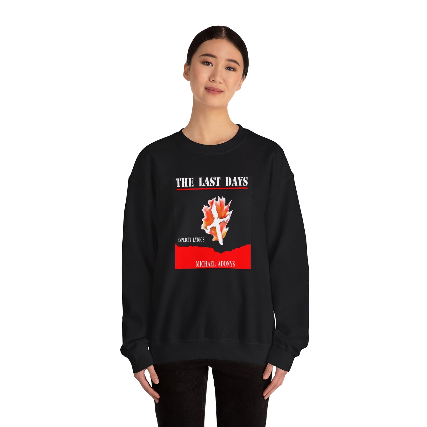Michael Adonys The Last Days Crewneck Sweatshirt Unisex Heavy Blend