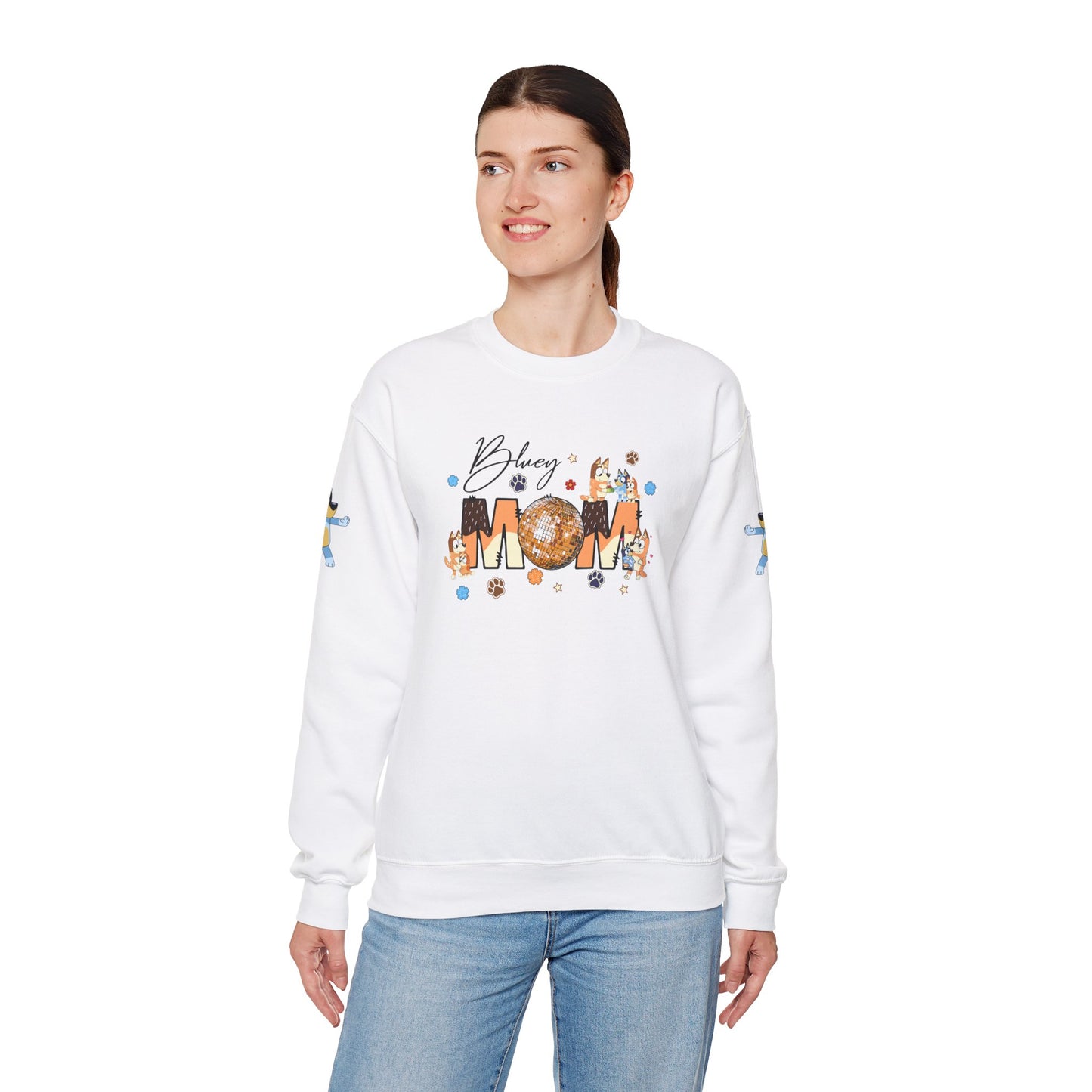 Princess Grace Bluey Mom Crewneck Sweatshirt Cozy Gift for Moms