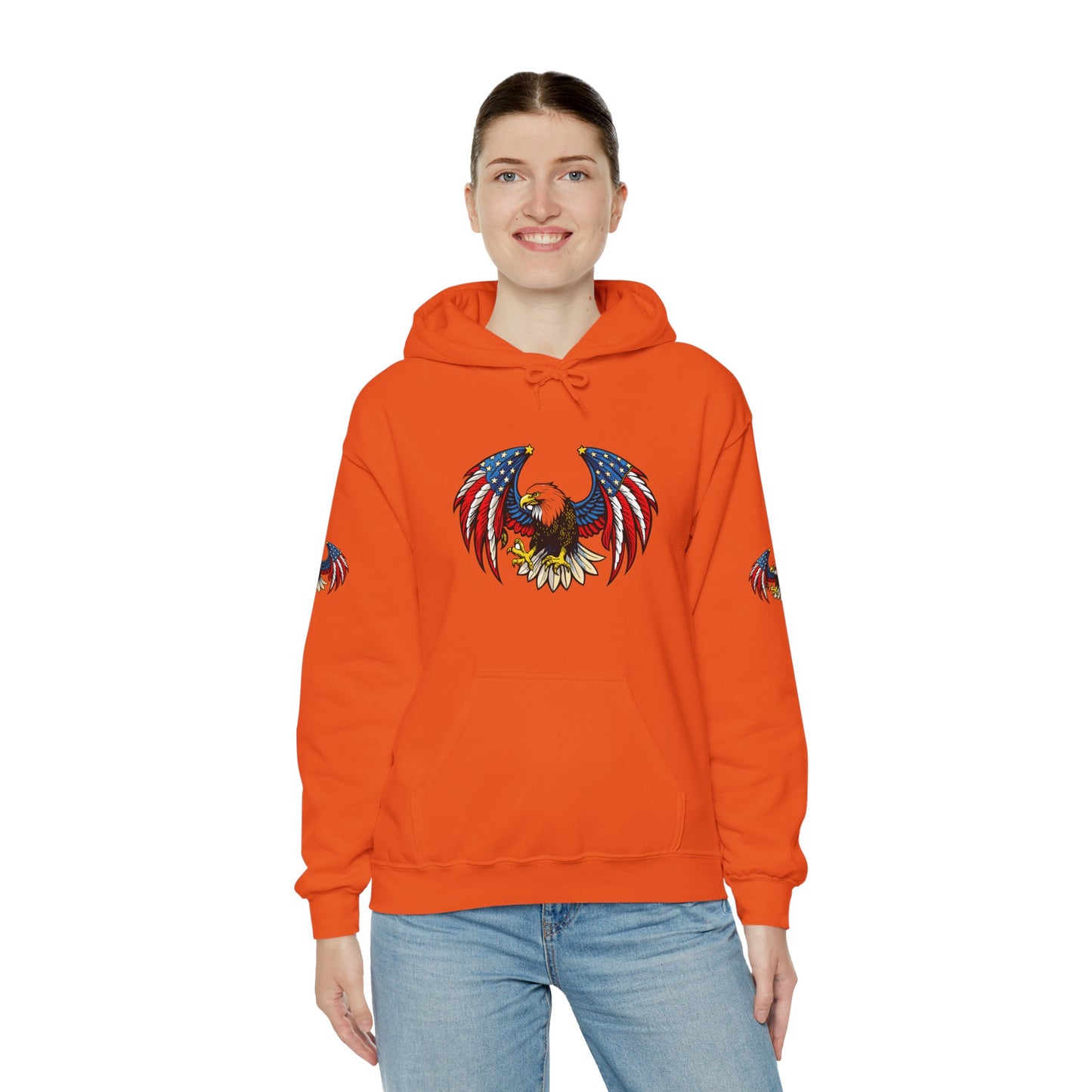 Princess Grace American Eagle Emblem Patriotic Unisex Hoodie
