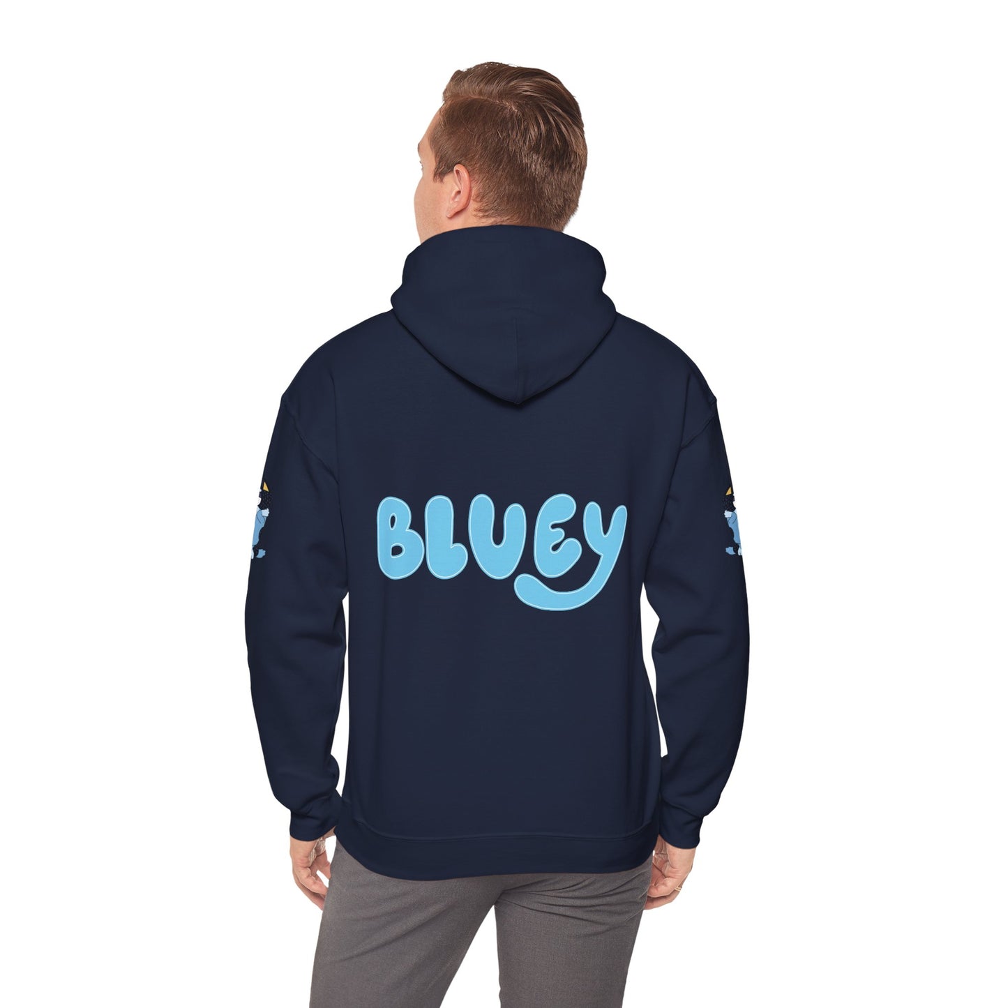 Princess Grace Bluey Unisex Hooded Sweatshirt Cozy Cartoon Style for Kids & Adults
