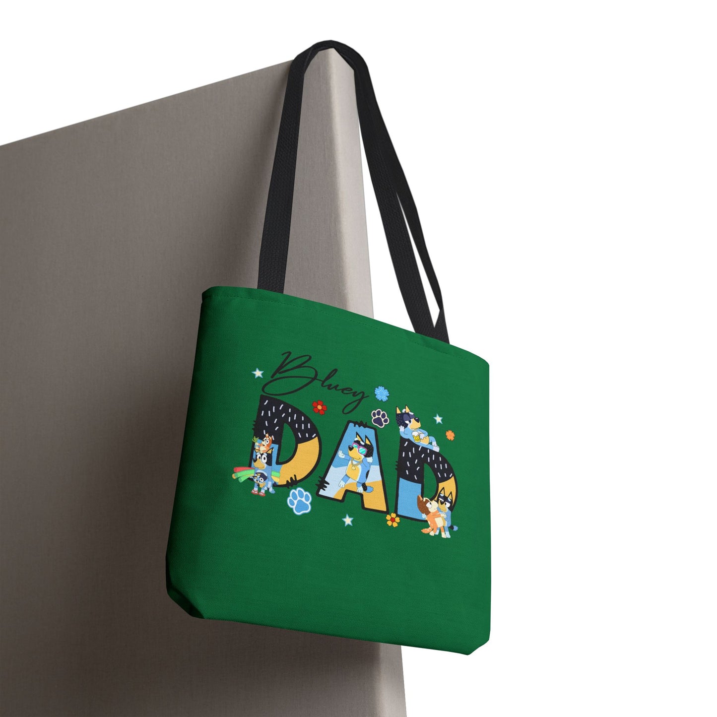 Princess Grace Bluey Dad Tote Bag Fun & Functional Gift for Dog Lovers
