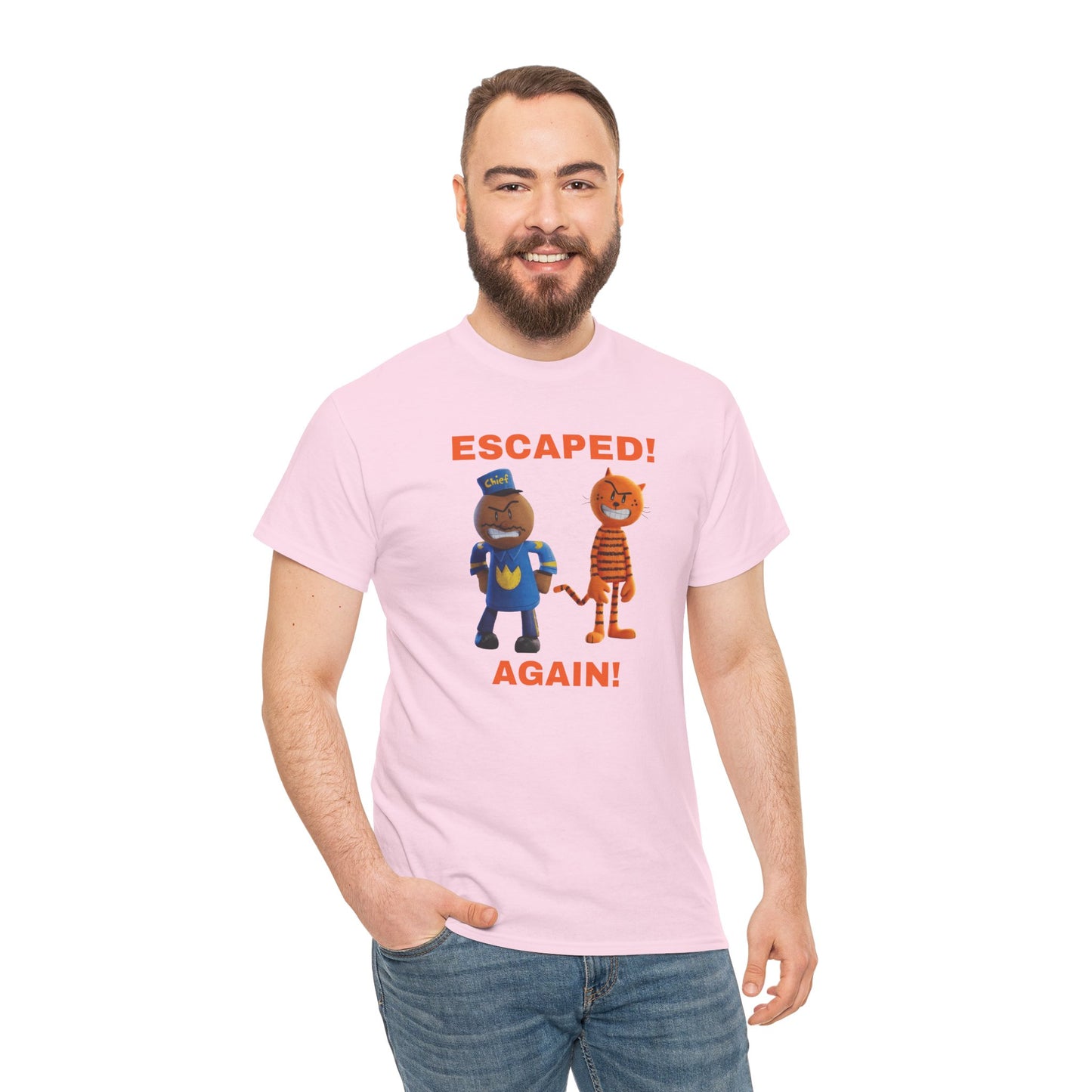 Princess Grace Humorous Escaped Again Unisex Heavy Cotton Tee
