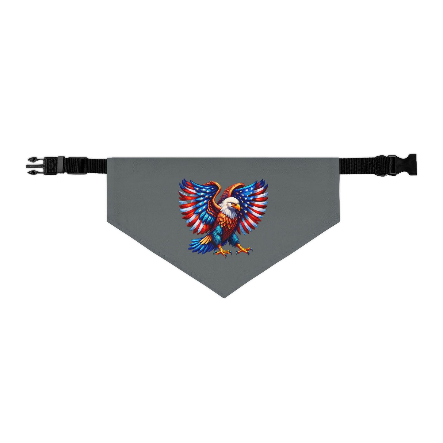 Princess Grace Patriotic Eagle Pet Bandana Collar Perfect for Celebrations & Daily Adventures