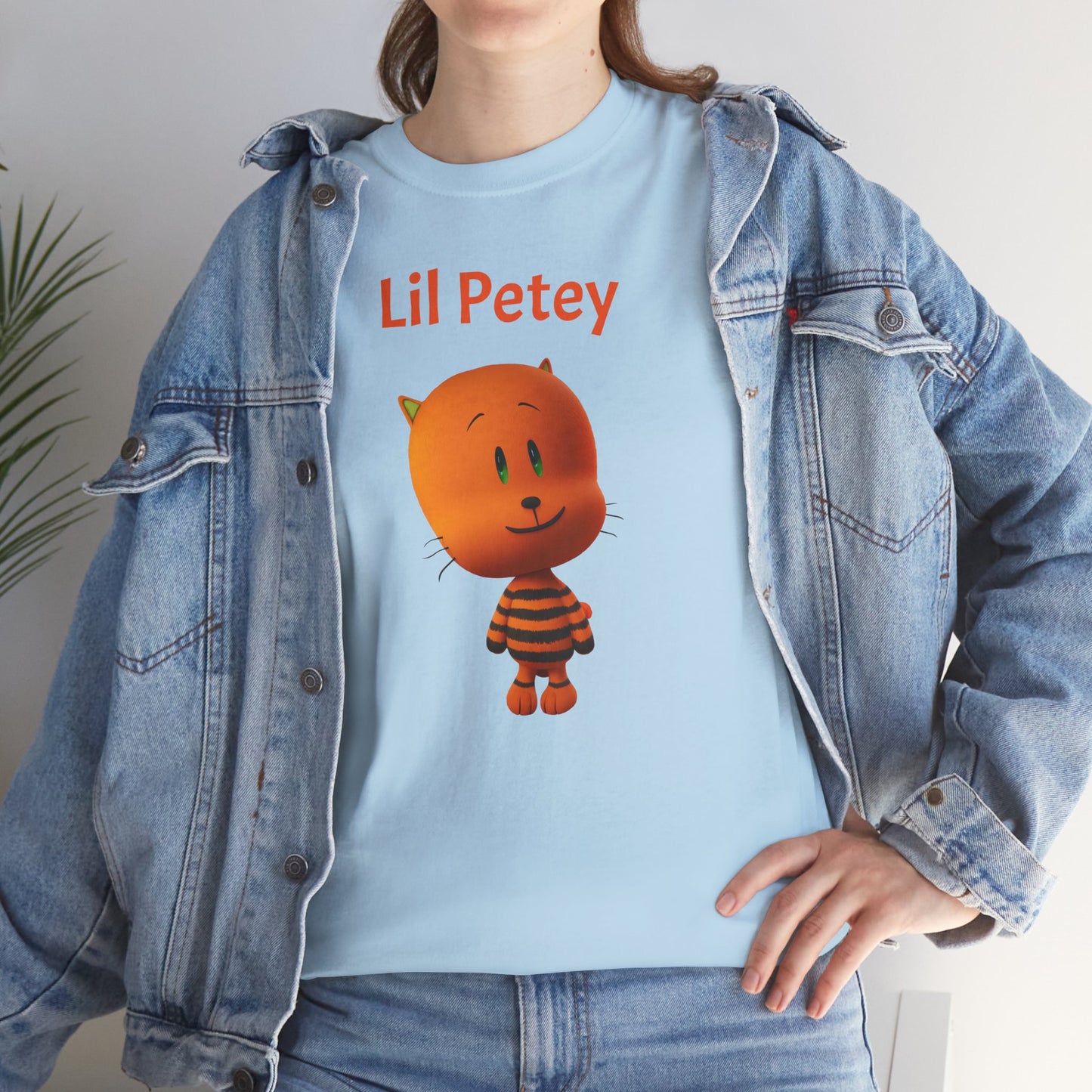 Princess Grace Lil Petey Unisex Heavy Cotton Tee Fun & Playful Cartoon T-Shirt for Kids and Adults