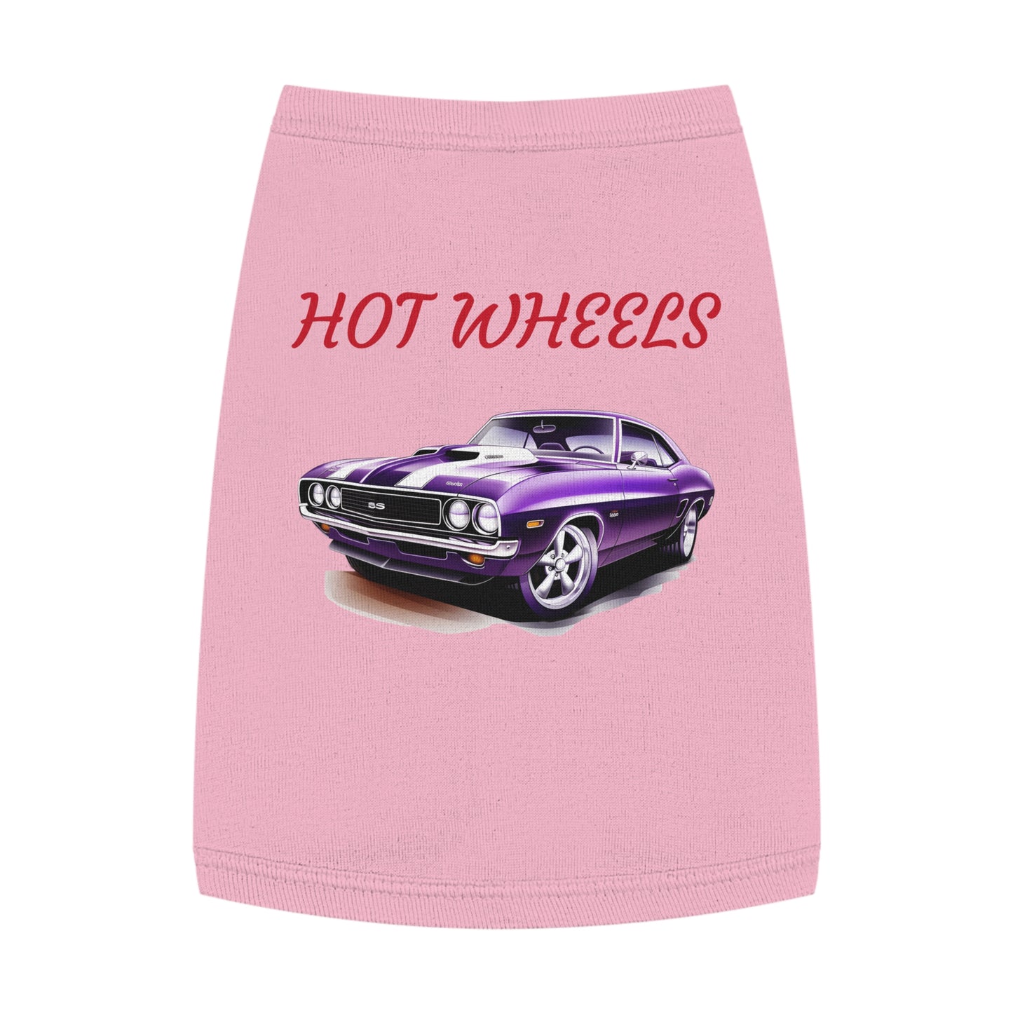 Princess Grace Hot Wheels Pet Tank Top Hot Wheels Car Design for Stylish Pets