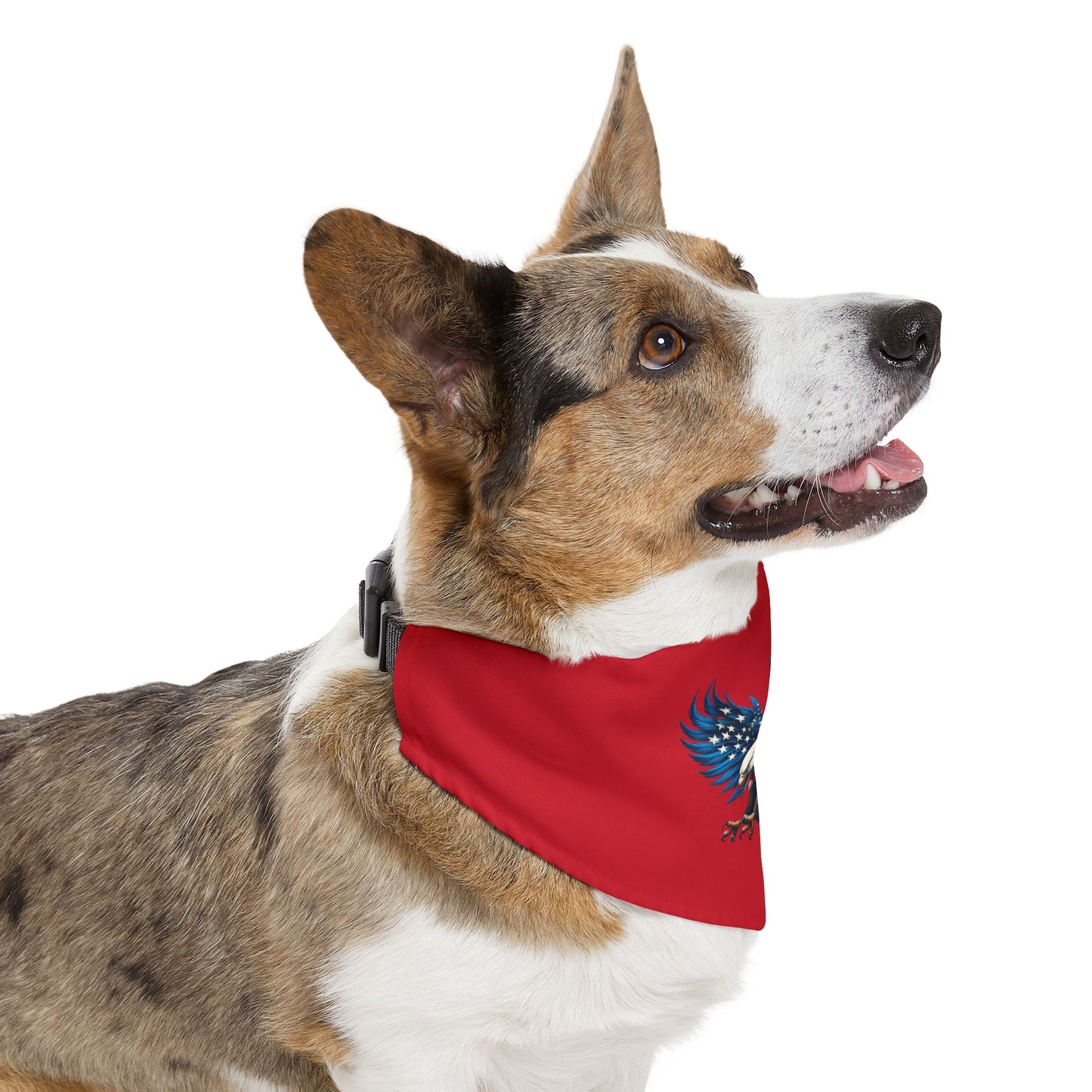 Princess Grace Patriotic Pet Bandana Collar American Eagle Design for Dogs