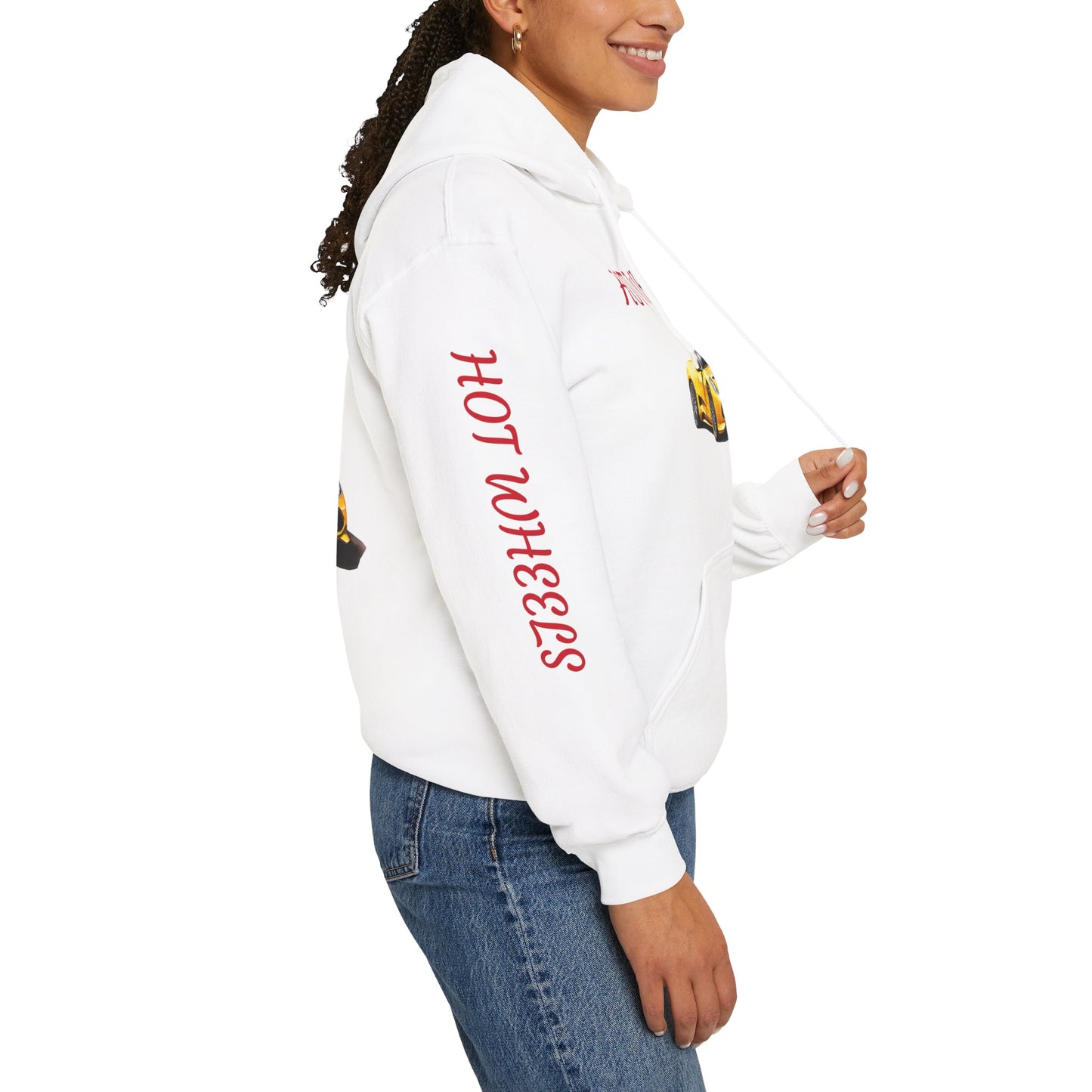 Princess Grace Retro Hot Wheels Hoodie for Car Enthusiasts