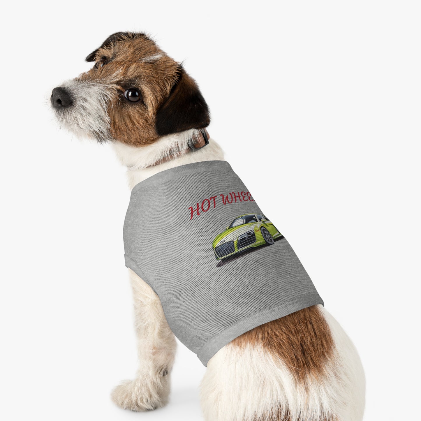 Princess Grace Hot Wheels Pet Tank Top Stylish Car Theme for Dog Lovers