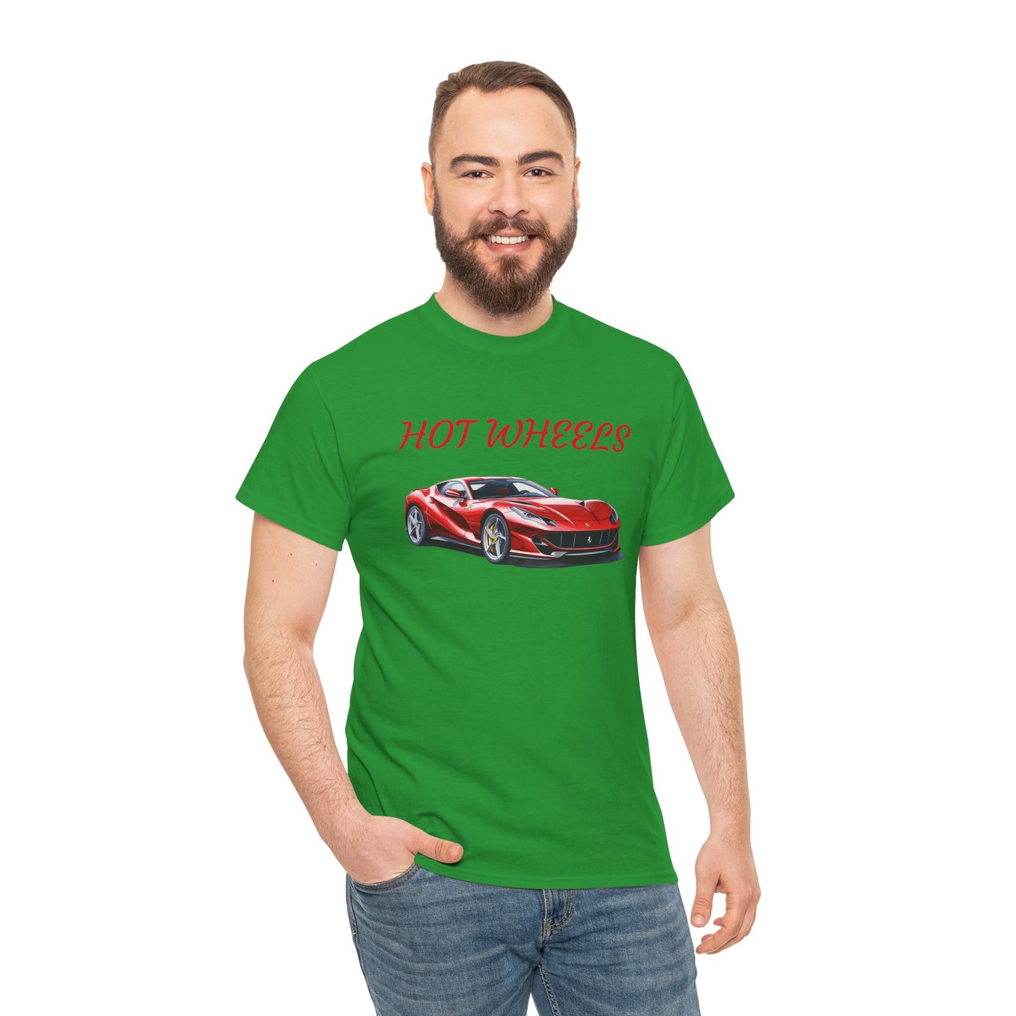 Princess Grace Hot Wheels Unisex Heavy Cotton Tee Car Lovers Graphic T-Shirt