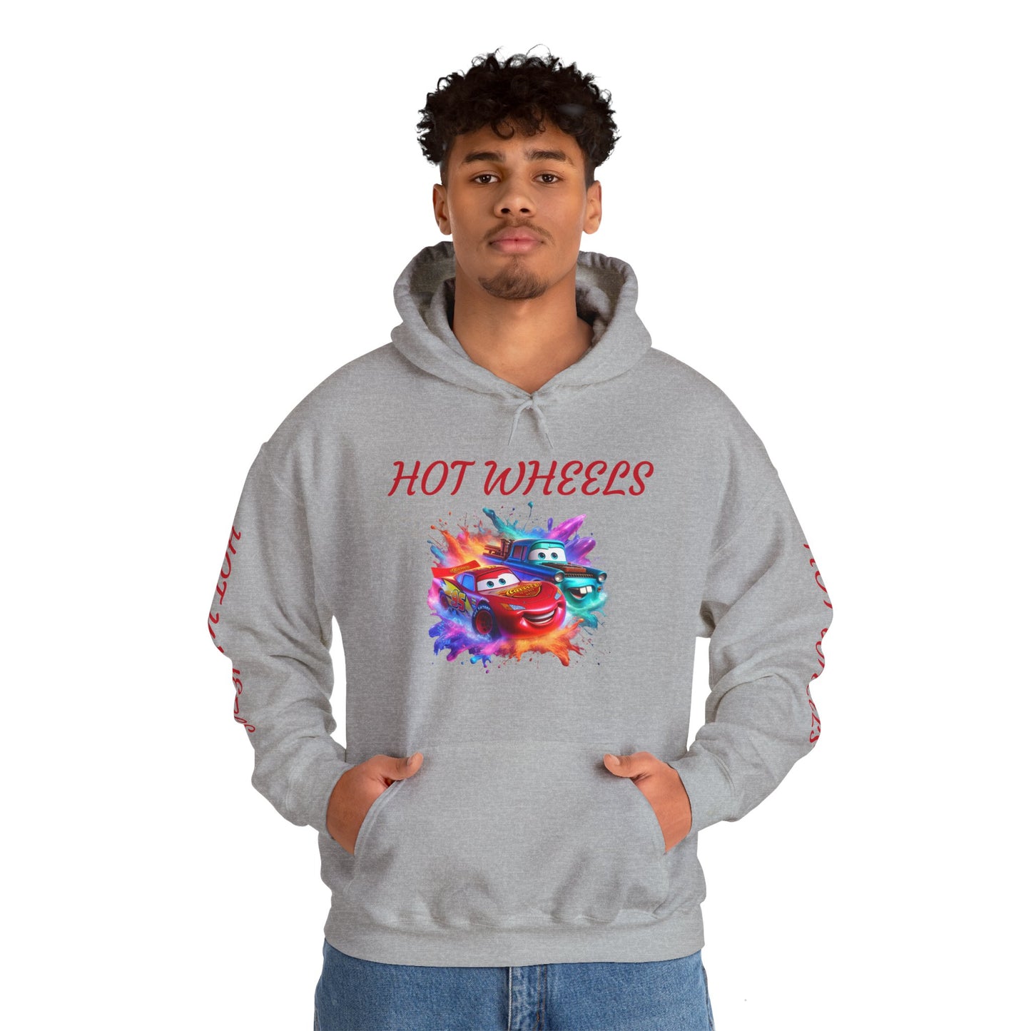 Princess Grace Cool Hot Wheels Unisex Hooded Sweatshirt Perfect for Car Enthusiasts