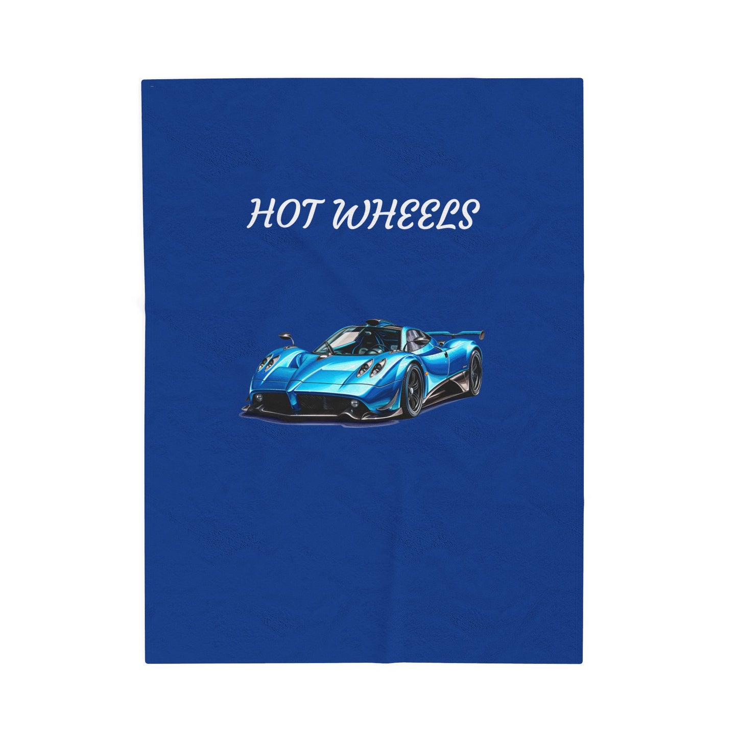 Princess Grace Hot Wheels Velveteen Plush Blanket Cozy Car Themed Throw for Kids & Car Enthusiasts
