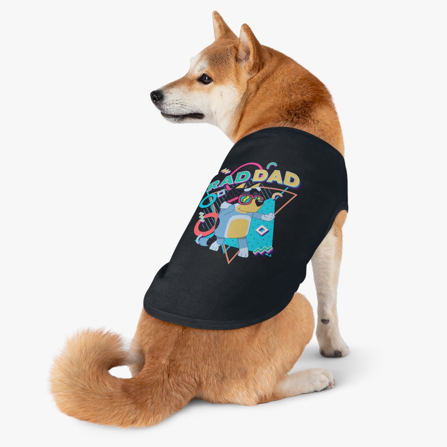 Princess Grace BLUEY Rad Dad Pet Tank Top Fun & Stylish Dog Apparel