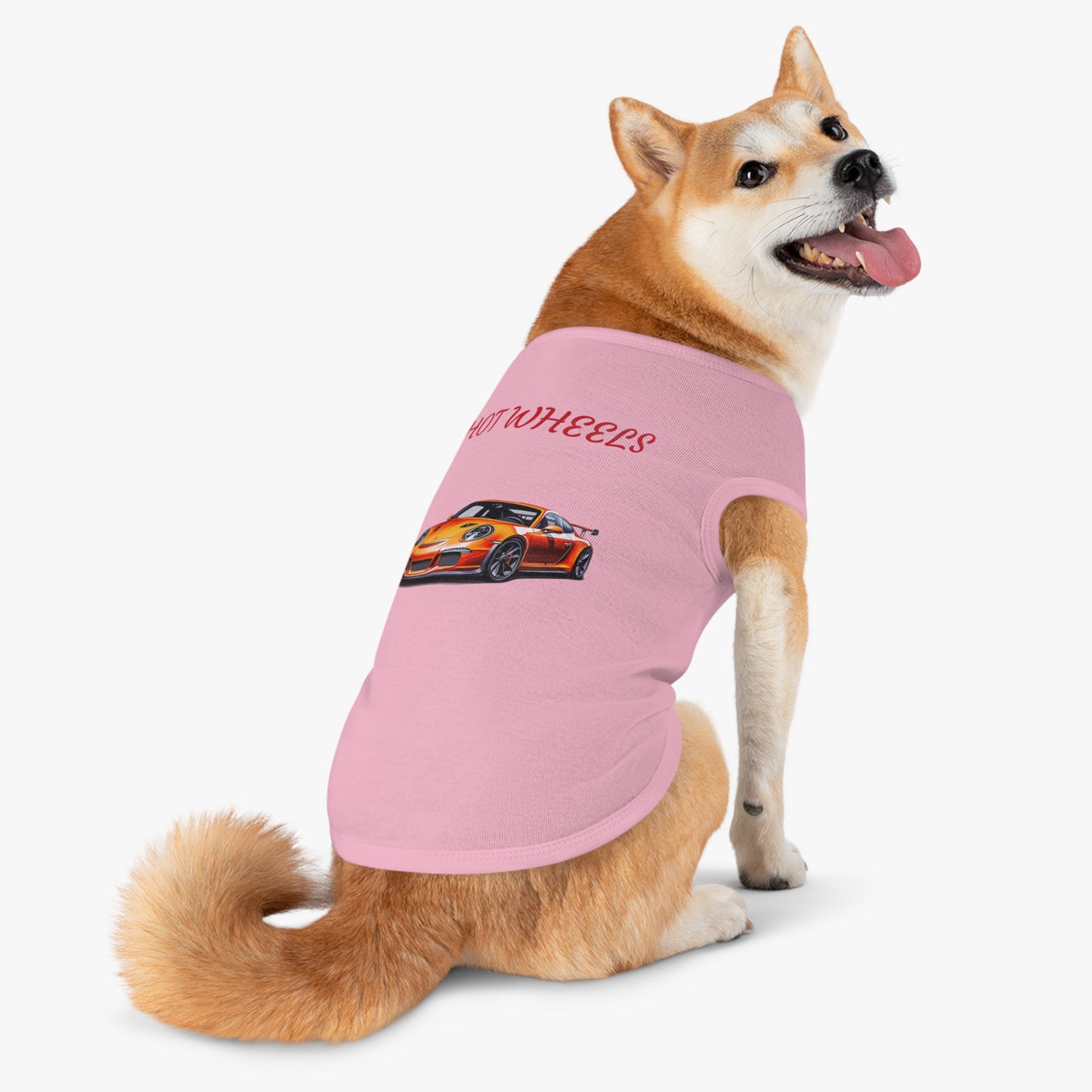 Princess Grace Hot Wheels Cool Car Pet Tank Top Design for Stylish Pets