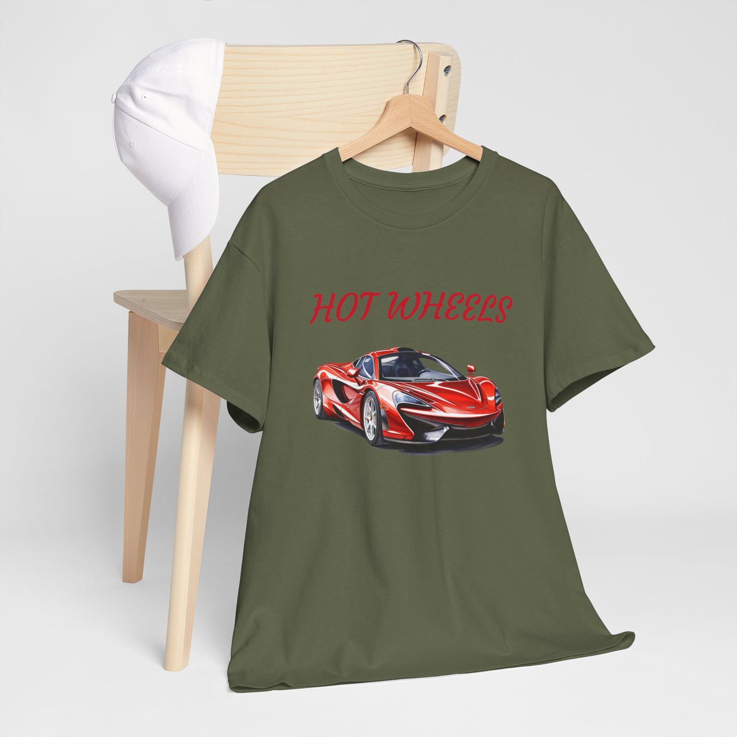 Princess Grace Hot Wheels Car Graphic Unisex Heavy Cotton Tee