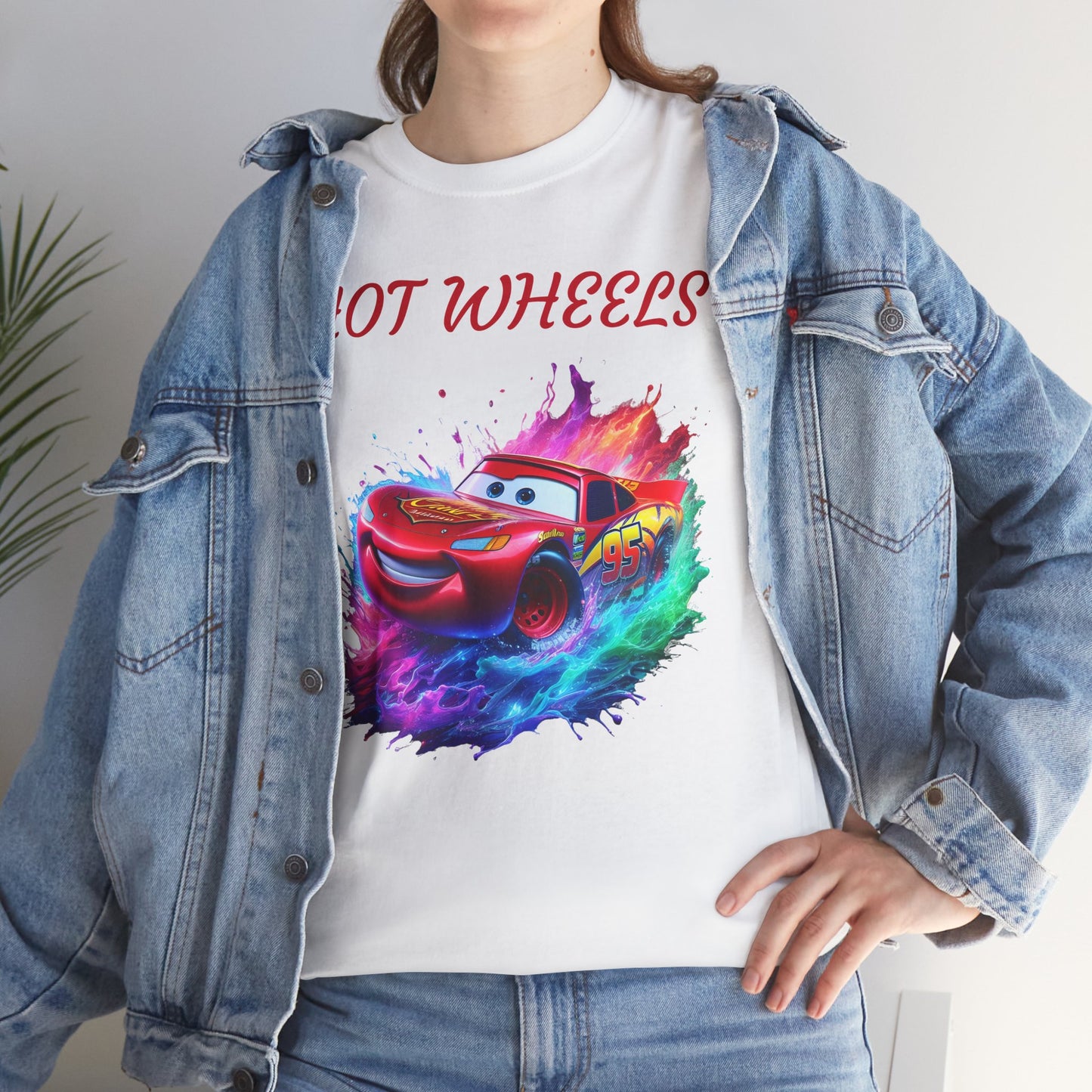 Princess Grace Hot Wheels Unisex Heavy Cotton Tee Vibrant Racing Graphic T-Shirt