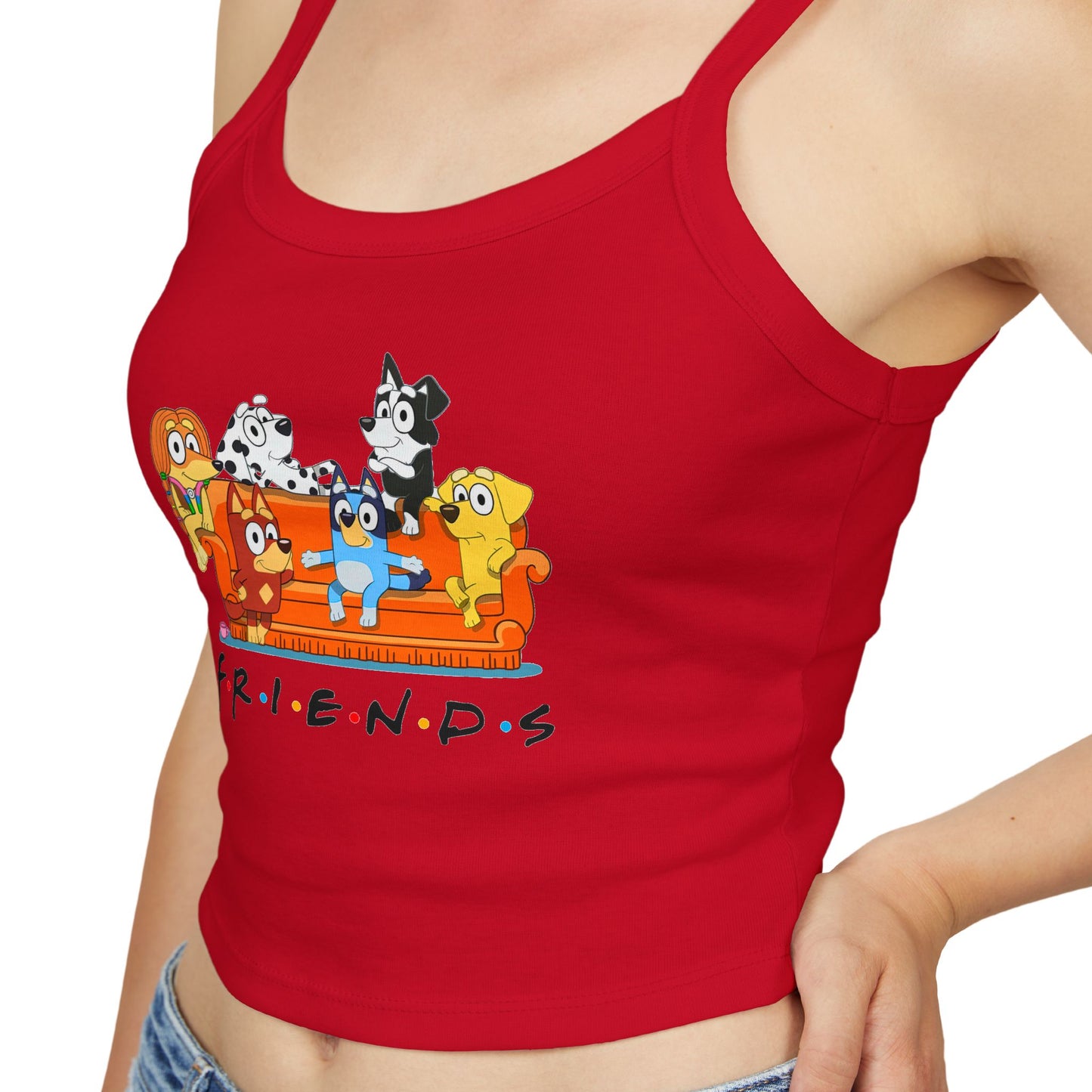 Princess Grace Bluey & Friends Women's Spaghetti Strap Tank Top