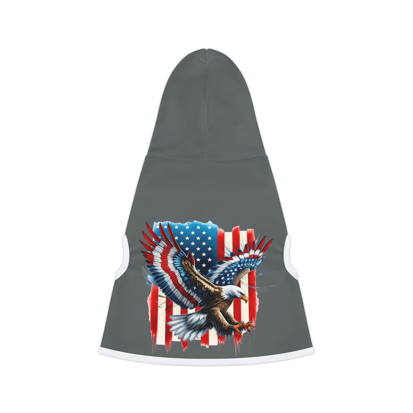 Princess Grace Patriotic Eagle Pet Hoodie for Dogs