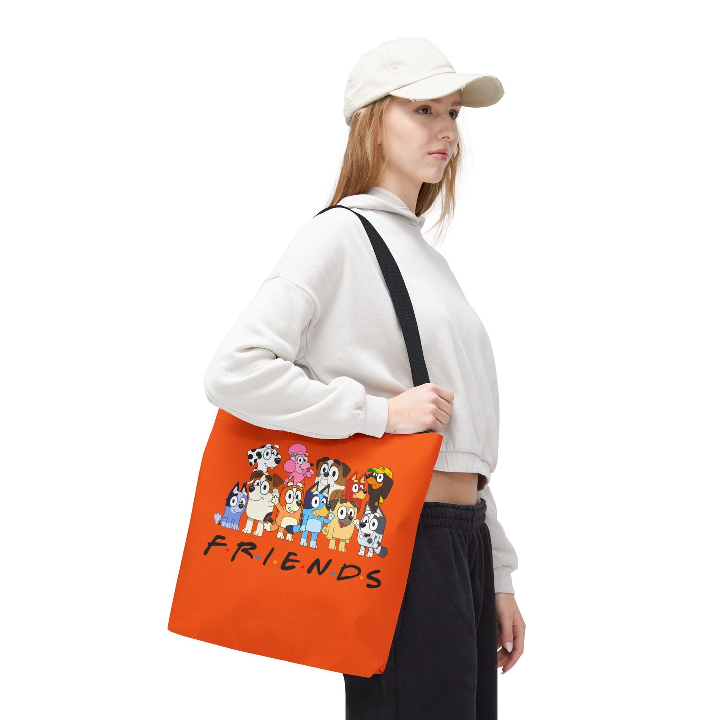 Princess Grace Bluey Playful Friends Tote Bag Perfect for Pet Lovers
