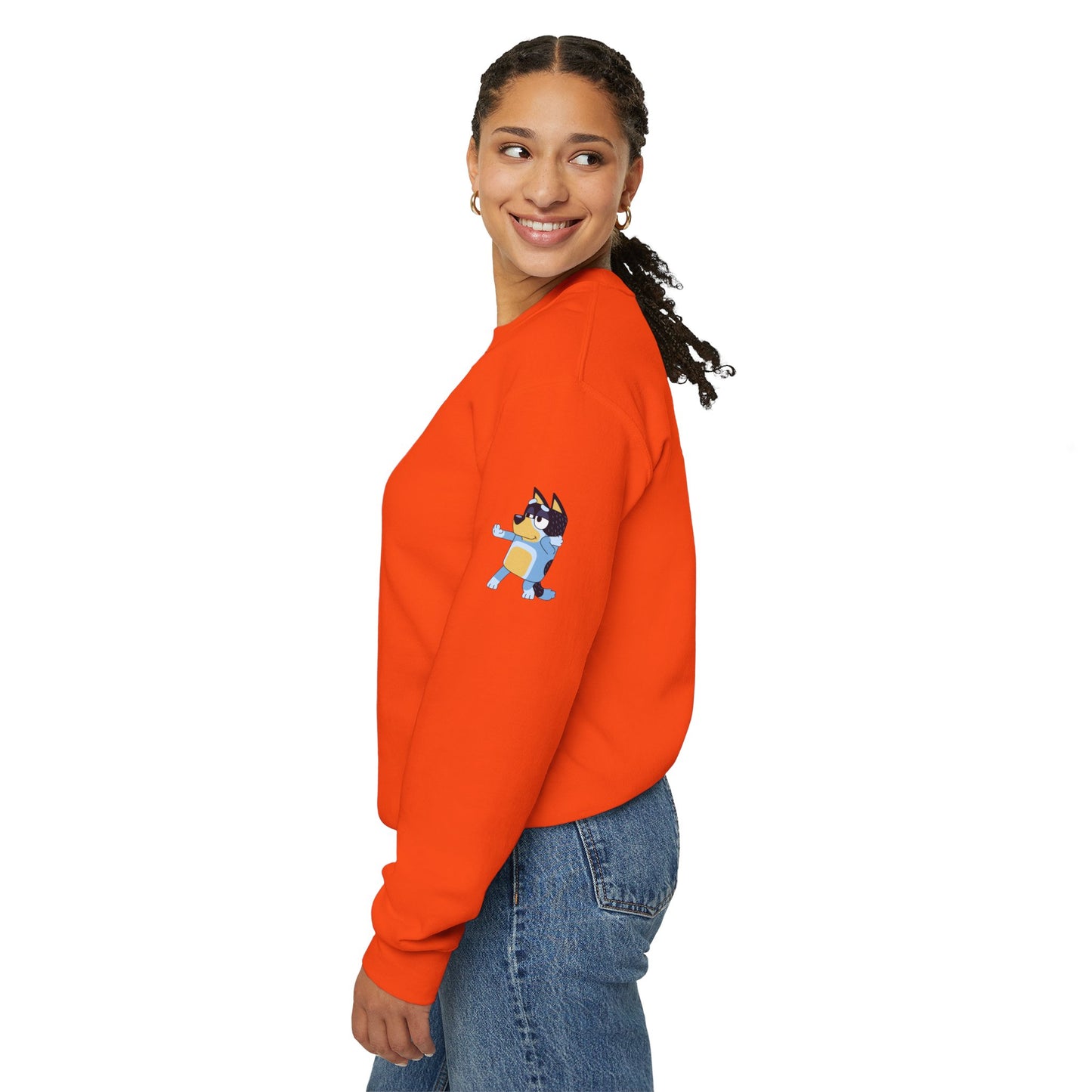 Princess Grace Bluey Friends Inspired Unisex Heavy Blend Crewneck Sweatshirt Cozy Cartoon Vibes