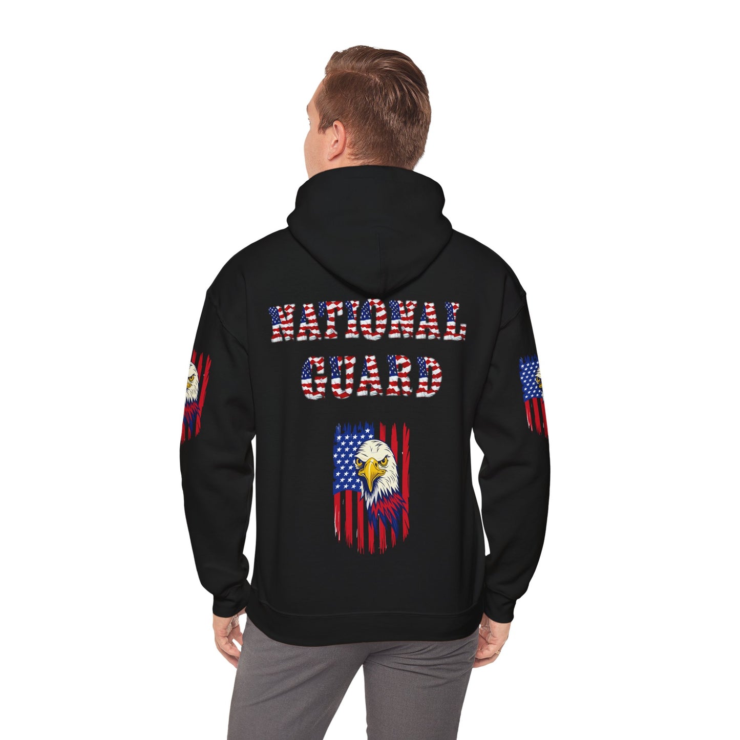 Princess Grace National Guard Patriotic Hoodie Unisex Heavy Blend Sweatshirt