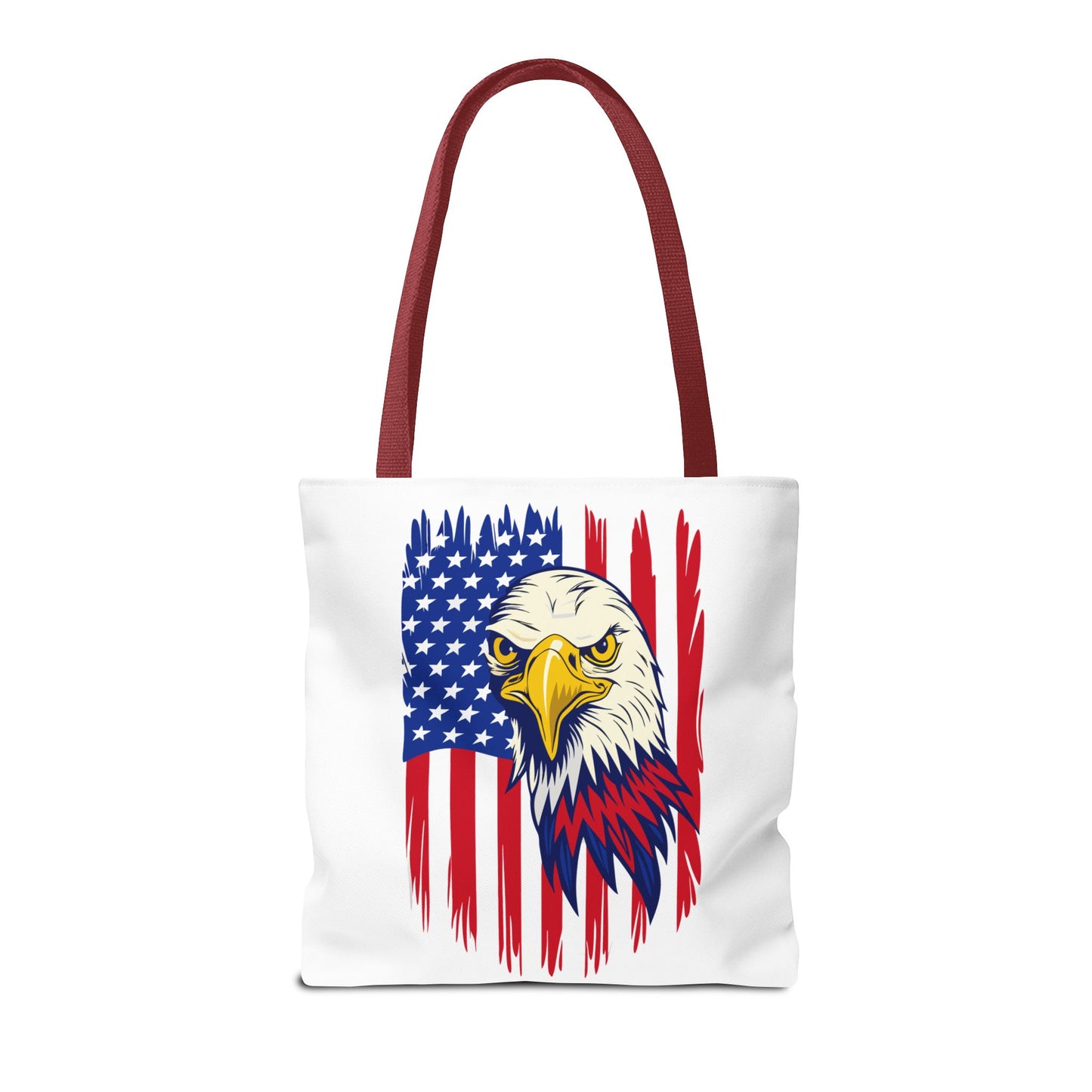 Princess Grace Patriotic Eagle Tote Bag American Flag Design