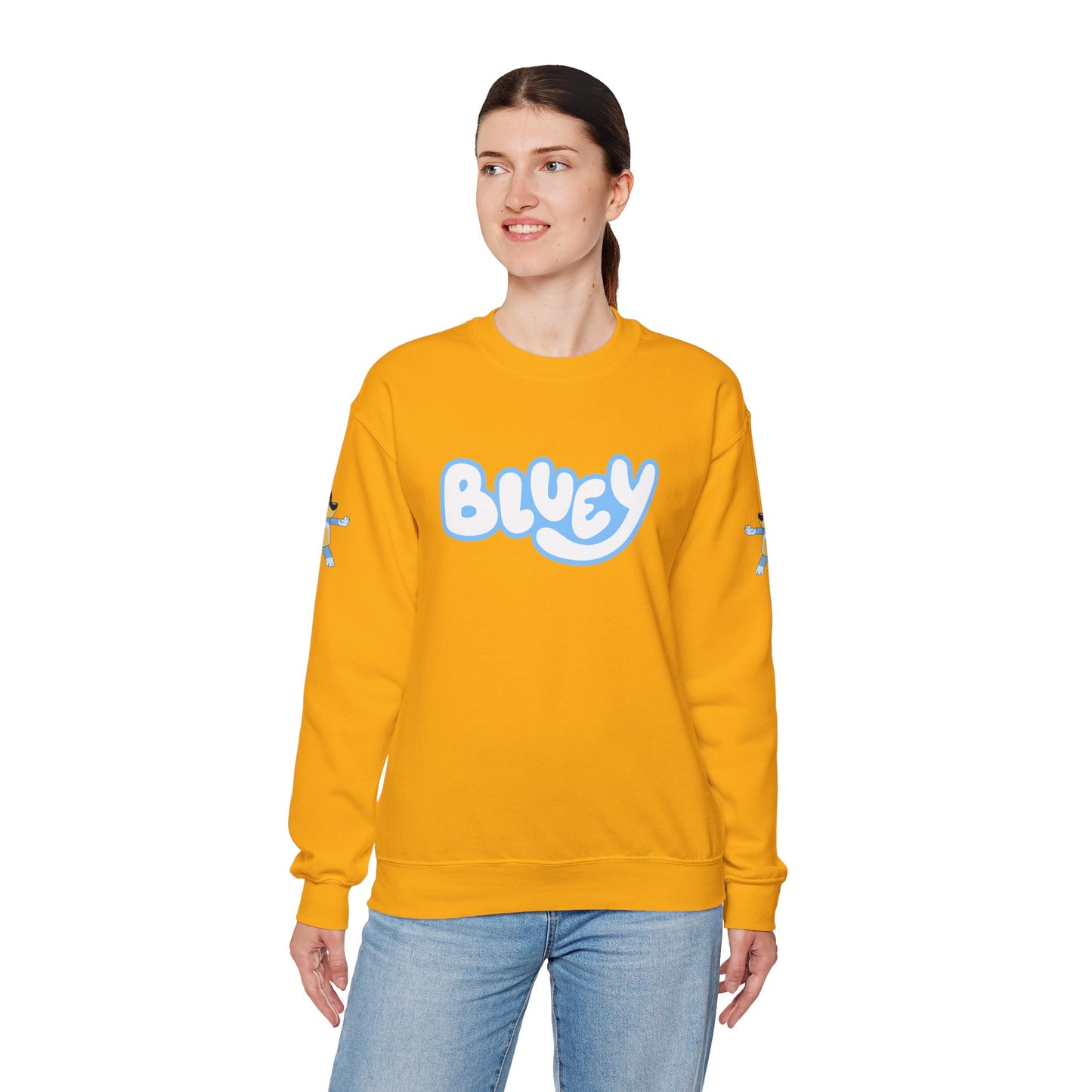 Princess Grace Bluey Crewneck Sweatshirt Cozy Unisex Pullover for Kids & Adults