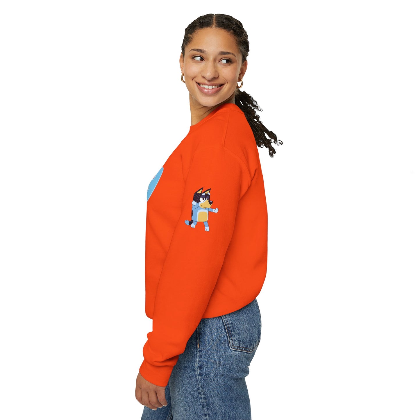 Princess Grace Bluey Character Unisex Crewneck Sweatshirt Cozy and Fun