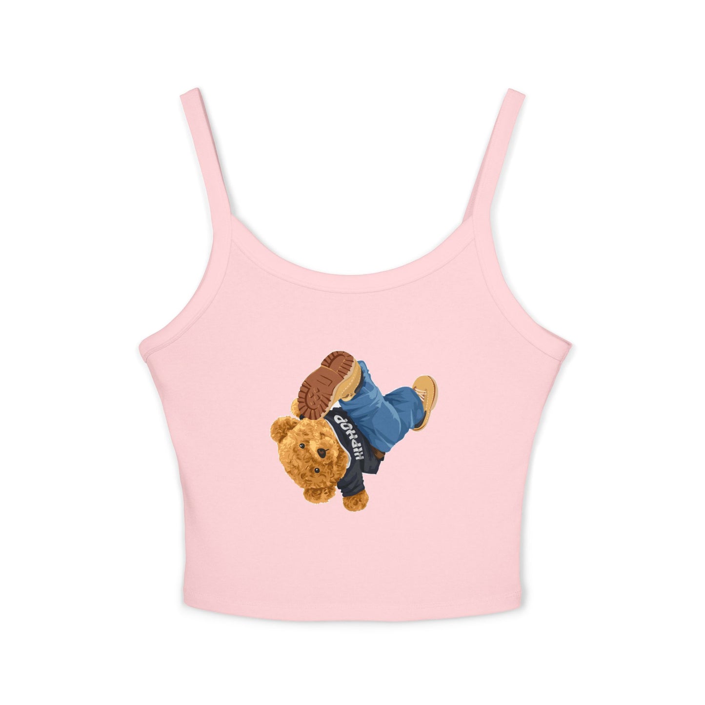 Princess Grace Cute Bear Graphic Women's Spaghetti Strap Tank Top