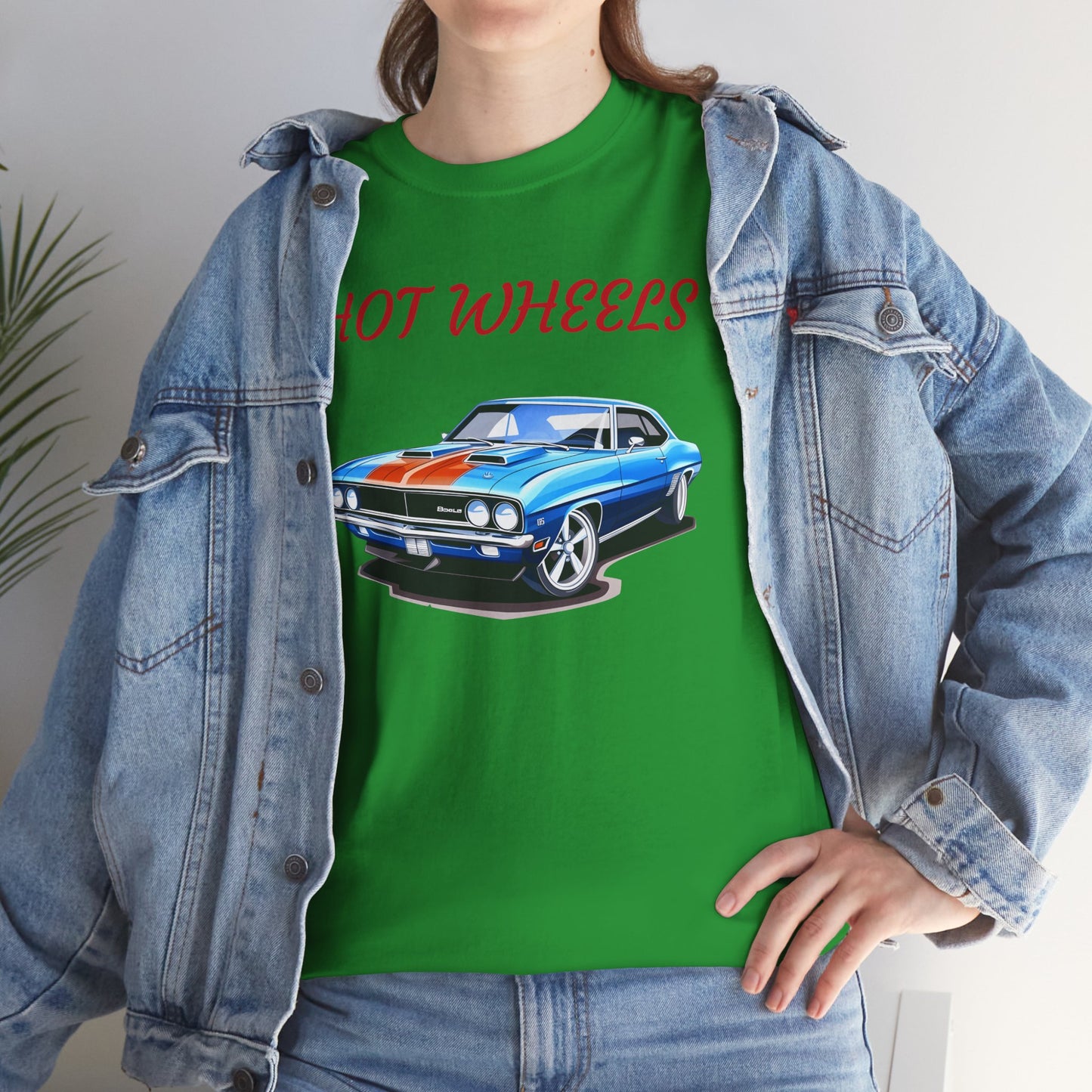 Princess Grace Hot Wheels Unisex Heavy Cotton Tee Classic Car Graphic Tee for Auto Enthusiasts