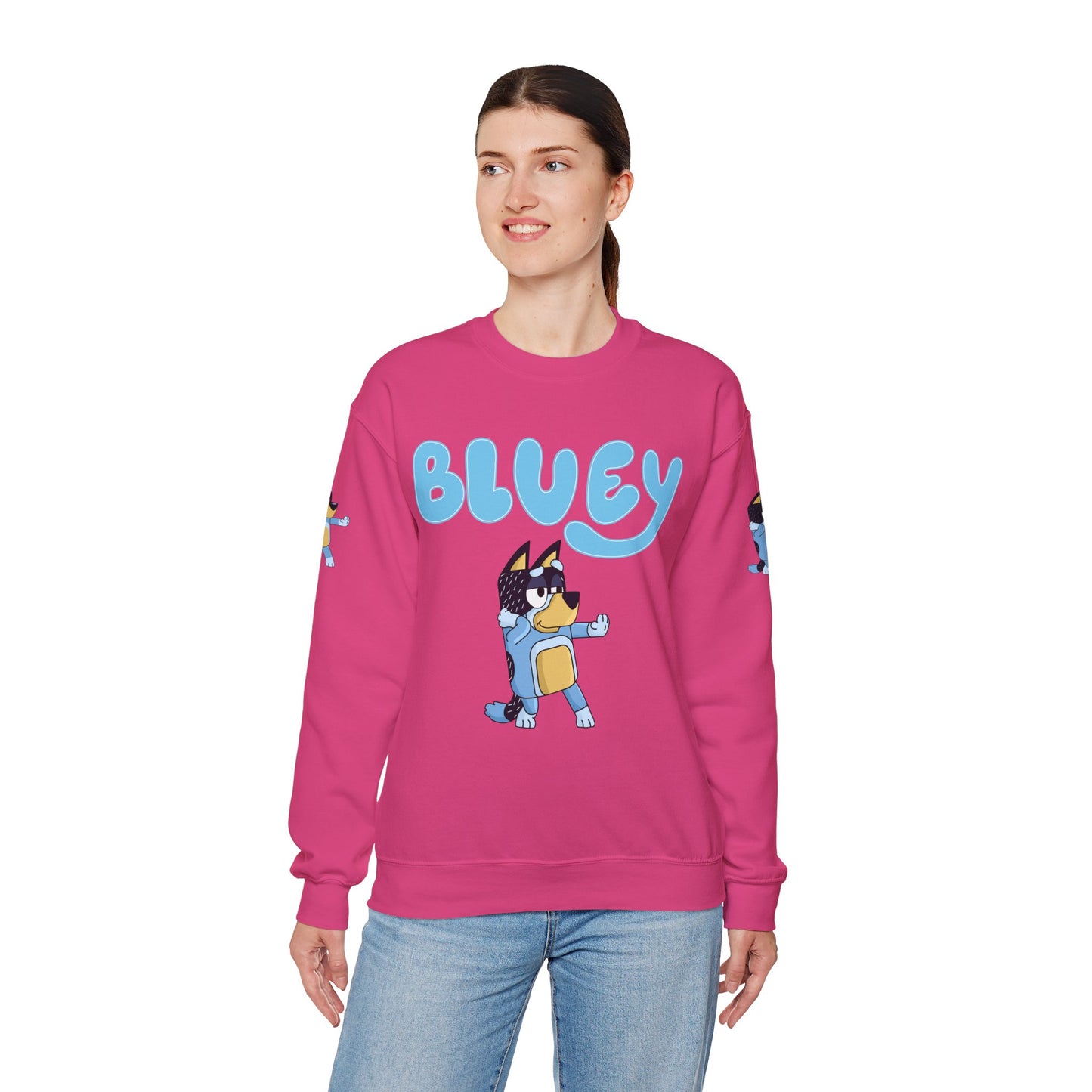 Princess Grace Bluey Character Unisex Crewneck Sweatshirt Cozy and Fun