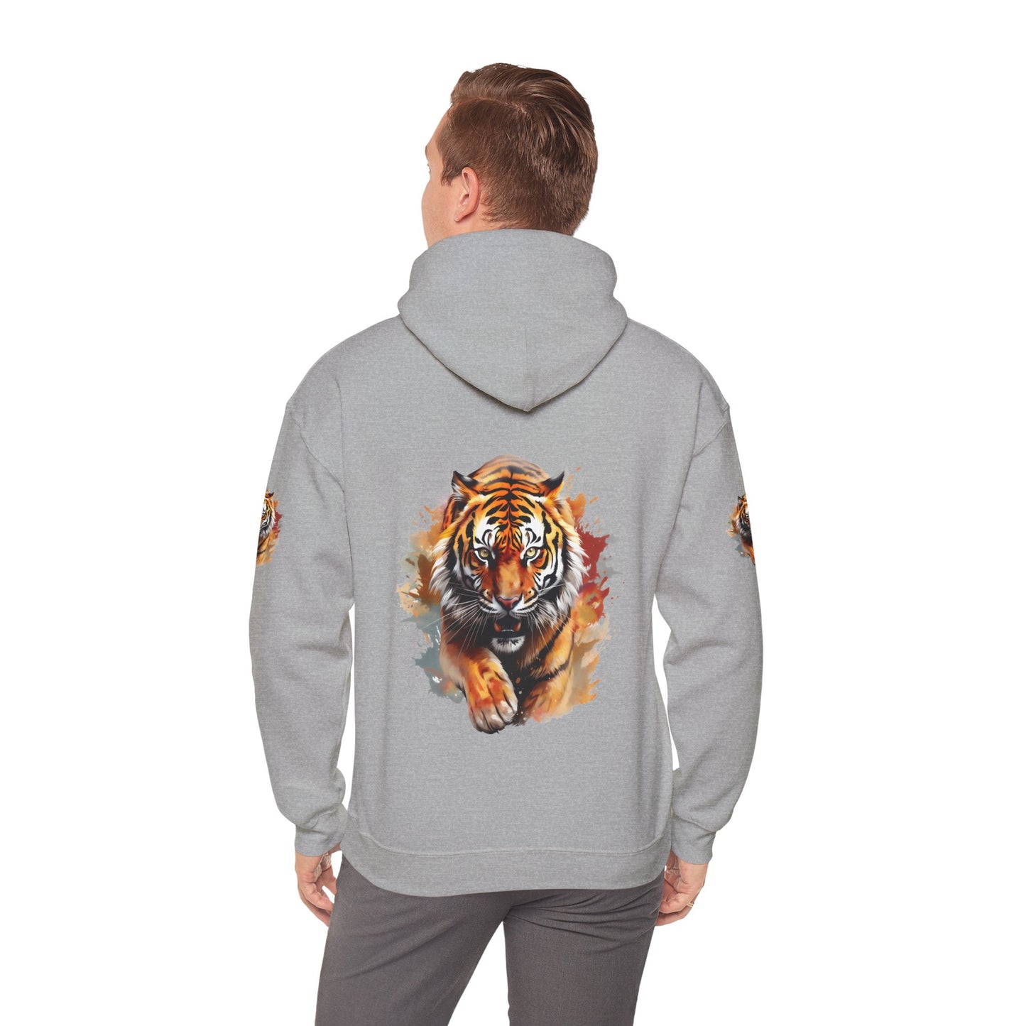 Princess Grace Fierce Tiger Graphic Unisex Heavy Blend Hoodie