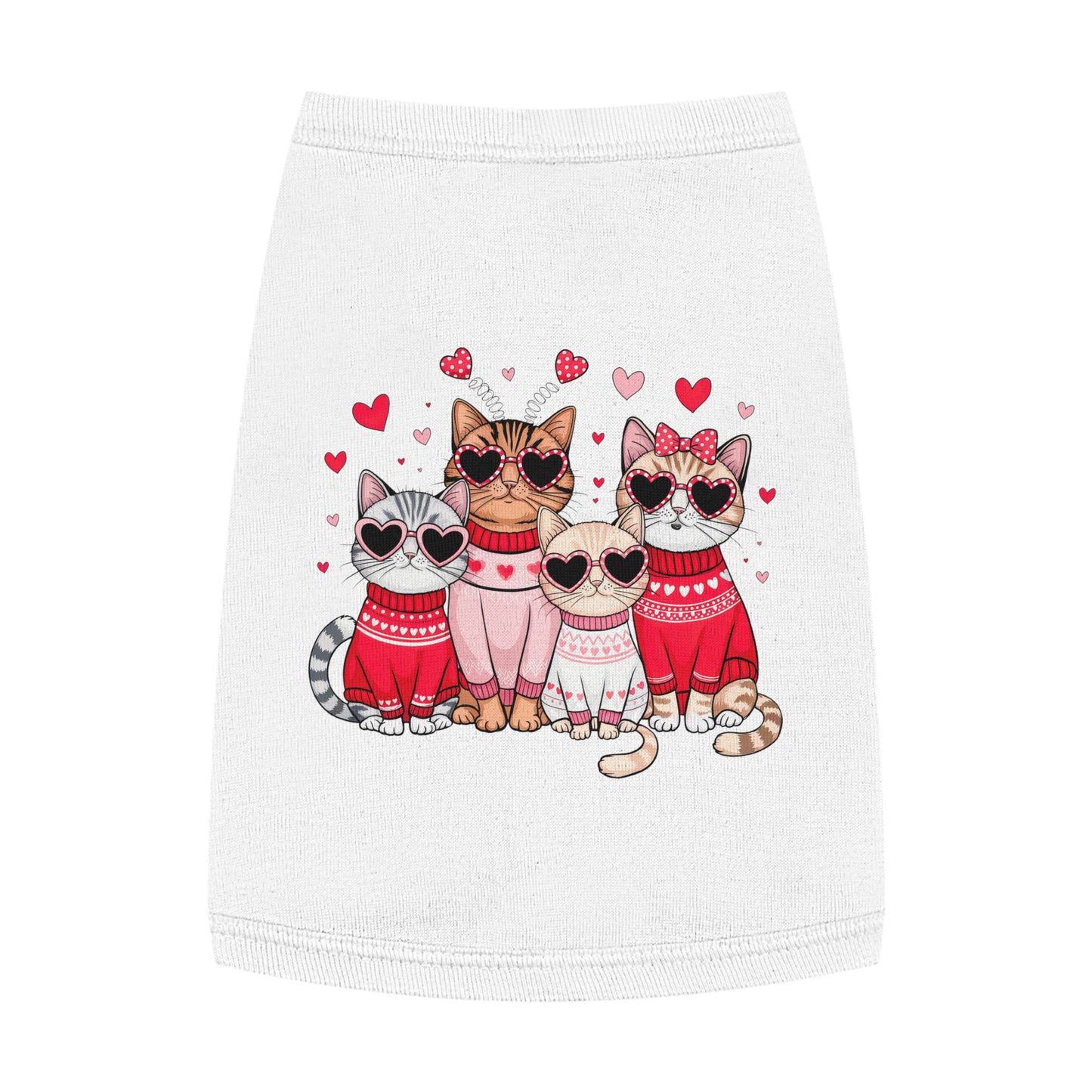 Princess Grace CUTE Adorable Cat Lovers Pet Tank Top Cute Heart Design for Stylish Pets