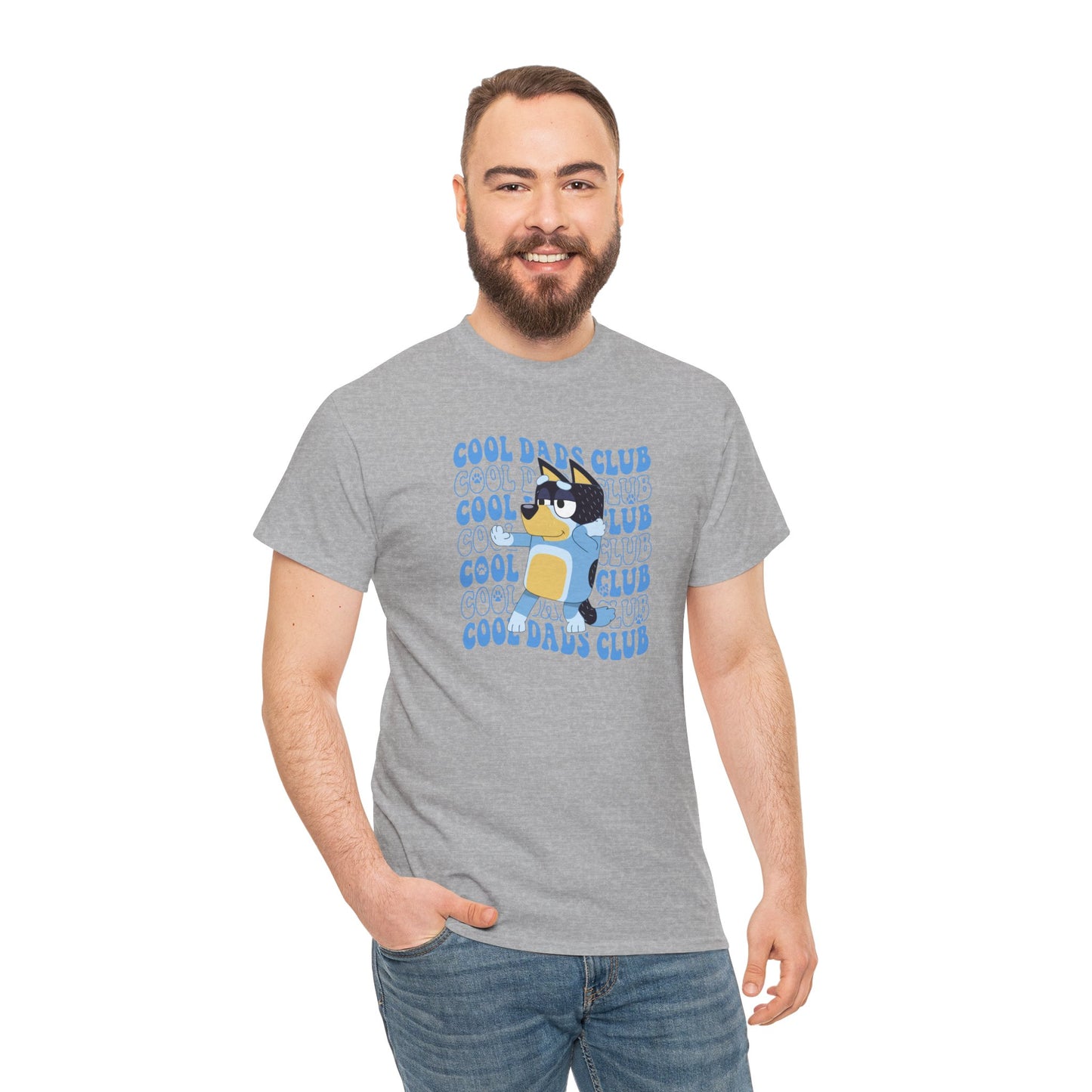 Princess Grace Bluey Cool Dads Club Unisex Heavy Cotton Tee
