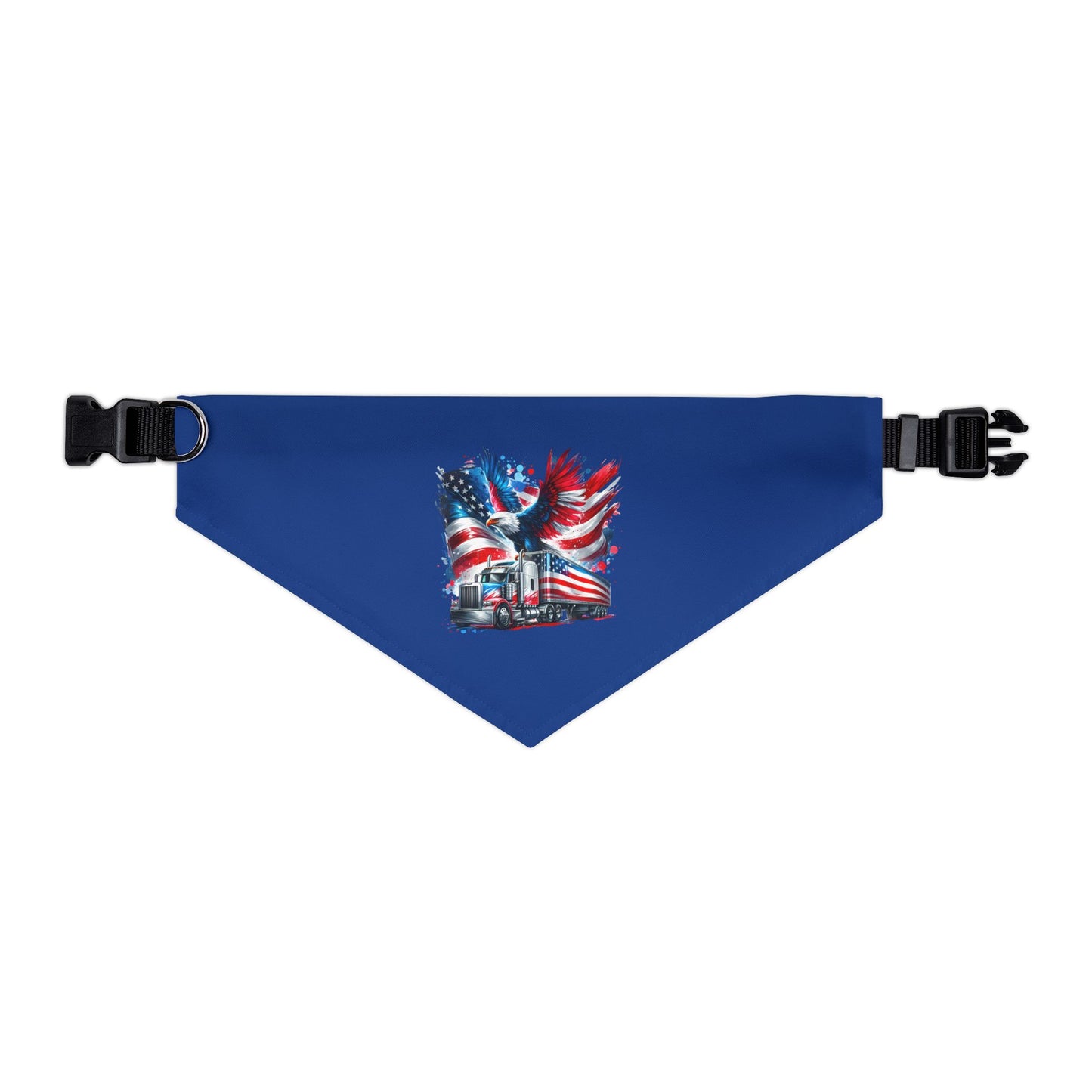 Princess Grace Patriotic Pet Bandana Collar USA Flag Design for Dogs