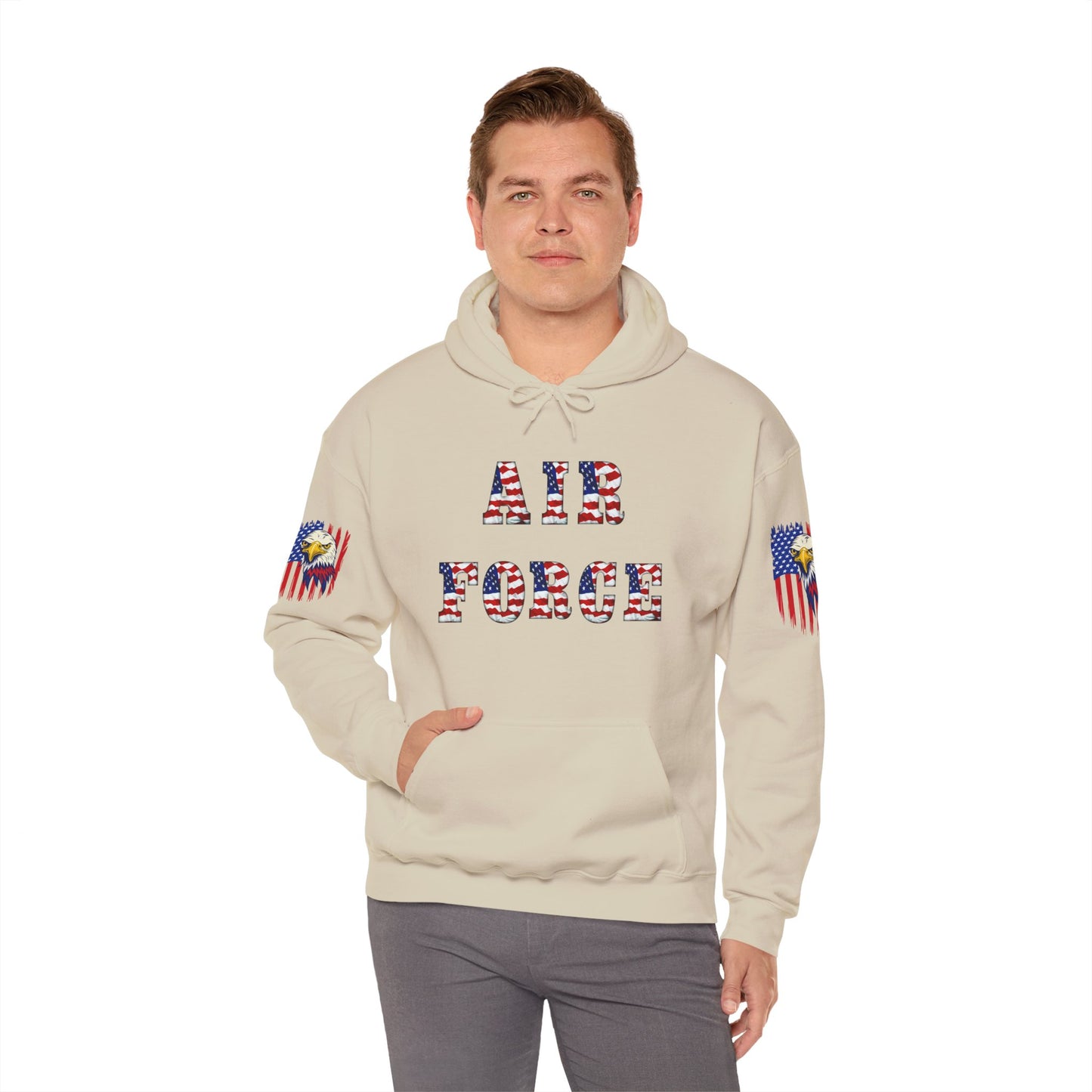Princess Grace Unisex Air Force Hoodie with Eagle Design