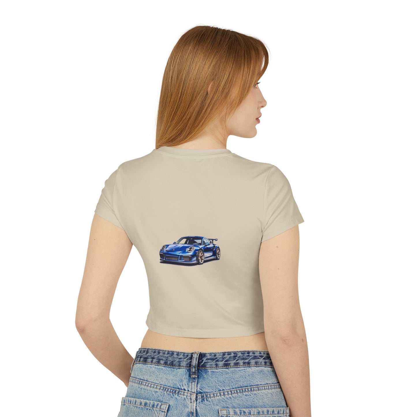Princess Grace Hot Wheels Women's Baby Tee Fun Retro Auto Graphic T-Shirt